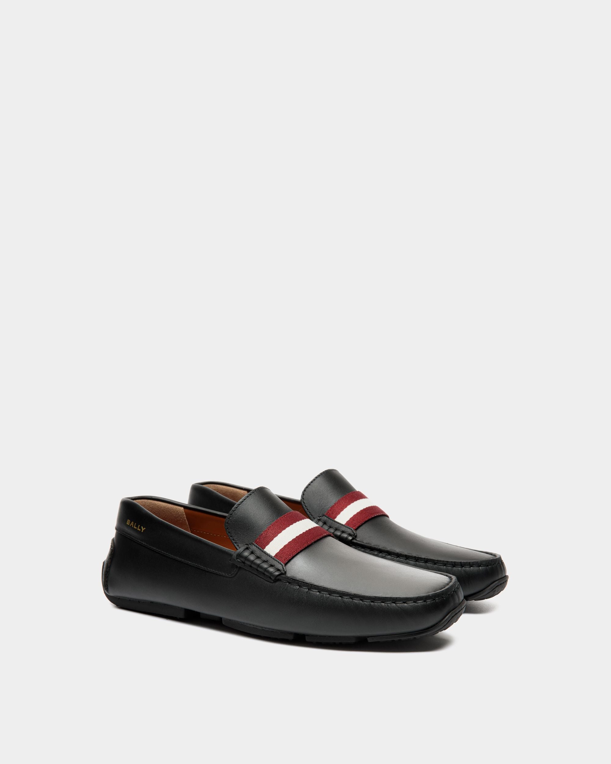 Pilot Driver-Schuh Aus Schwarzem Leder - Herren - Bally - 02