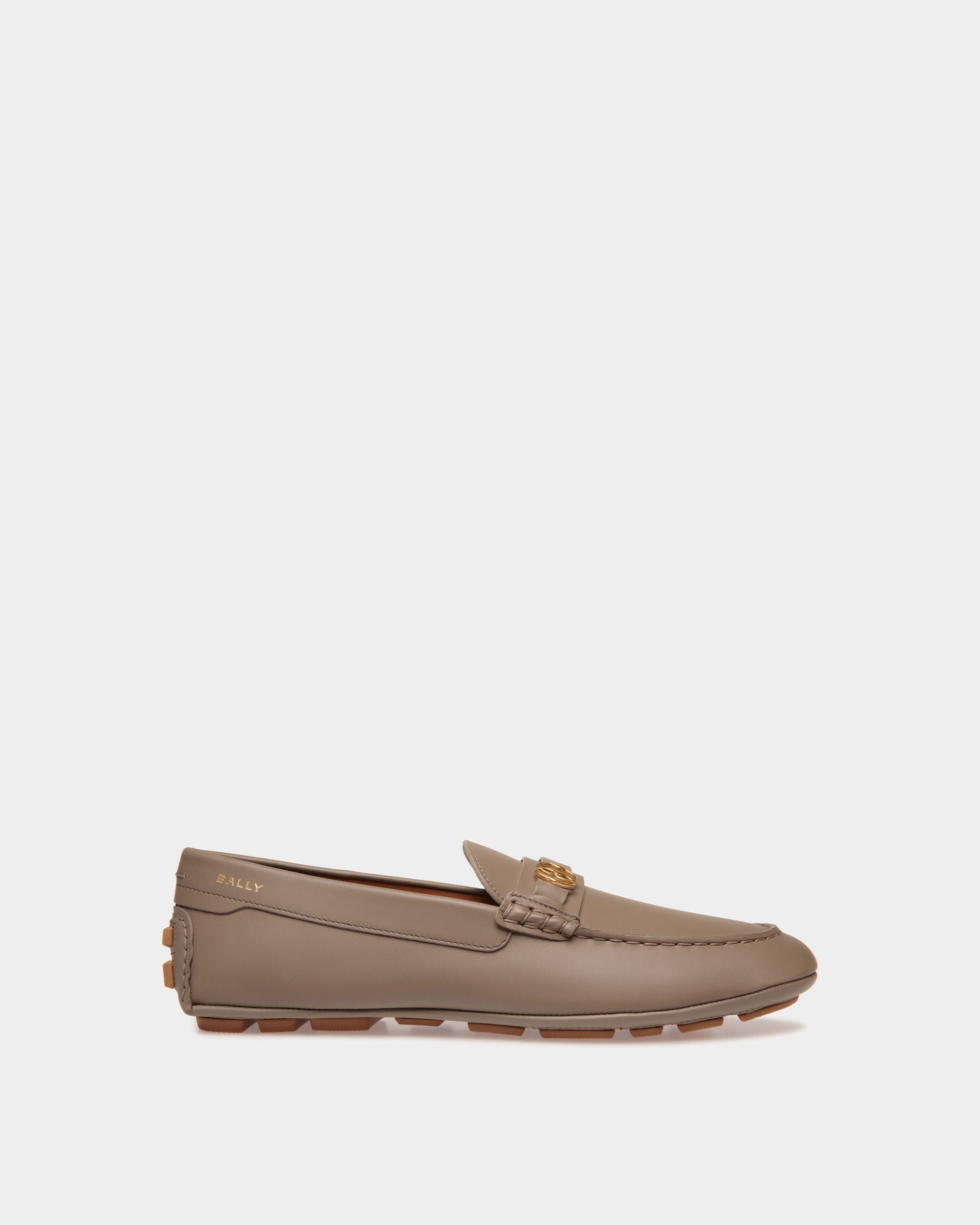 Pilot Driver-Schuh Aus Leder In Taupe - Herren - Bally - 01
