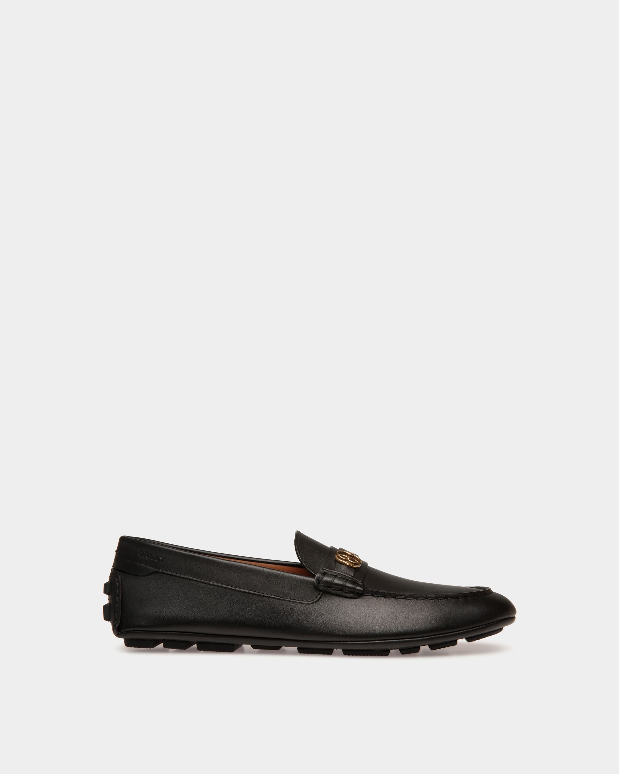 Pilot Driver-Schuh Aus Schwarzem Leder - Herren - Bally - 01