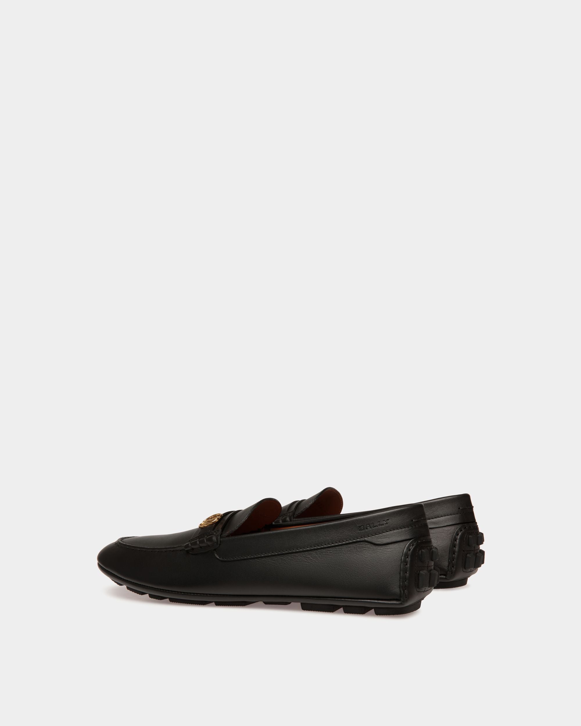 Pilot Driver-Schuh Aus Schwarzem Leder - Herren - Bally - 04