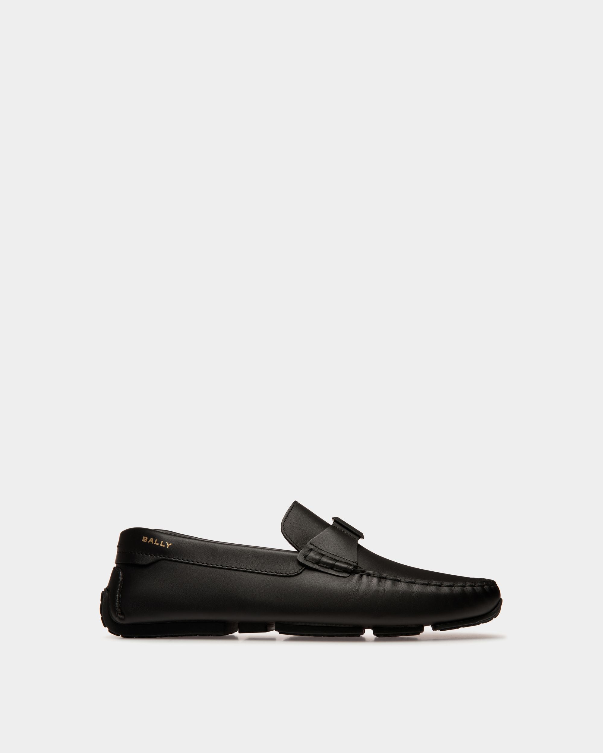 Pilot Driver-Schuh Aus Schwarzem Leder - Herren - Bally - 01