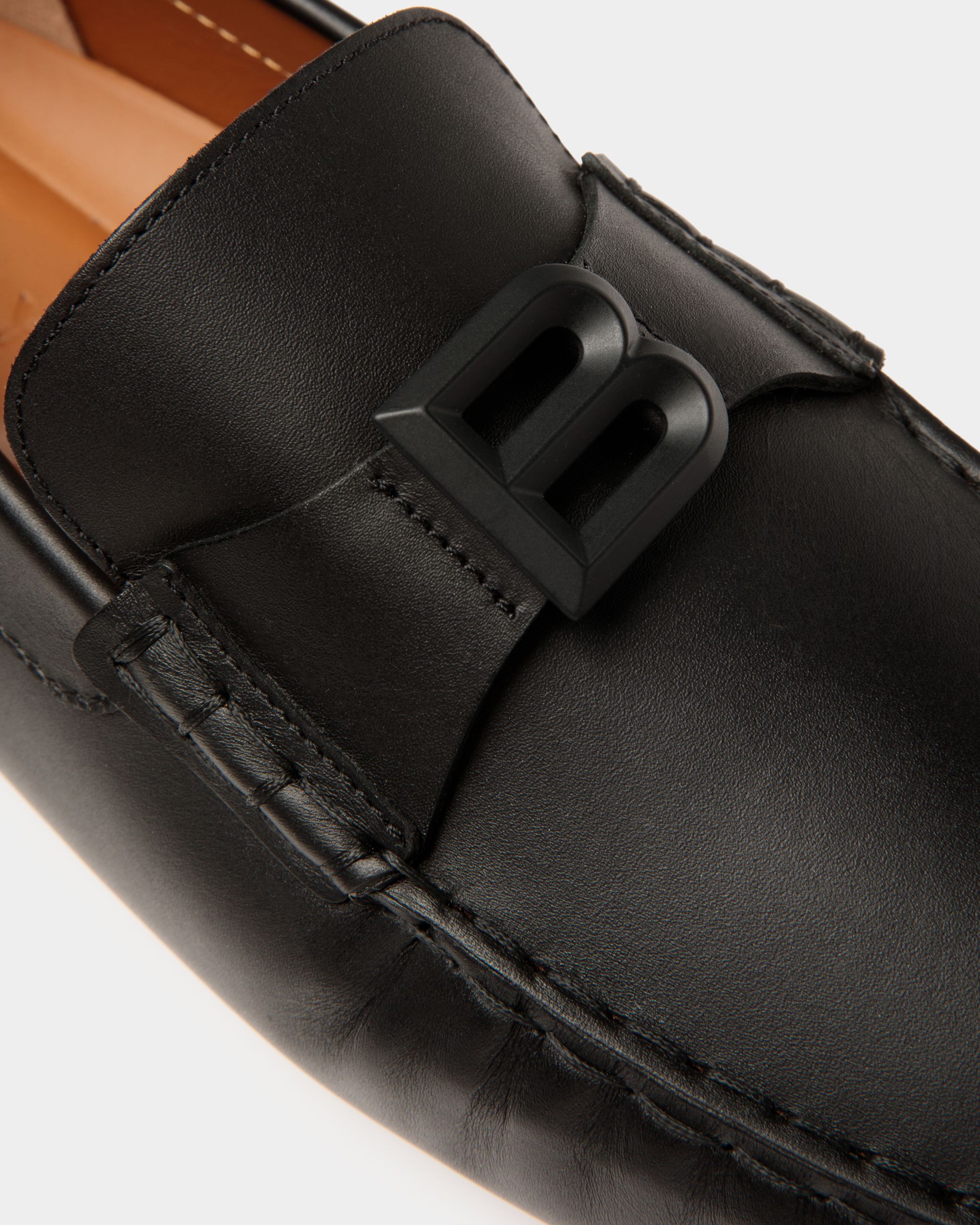 Pilot Driver-Schuh Aus Schwarzem Leder - Herren - Bally - 04