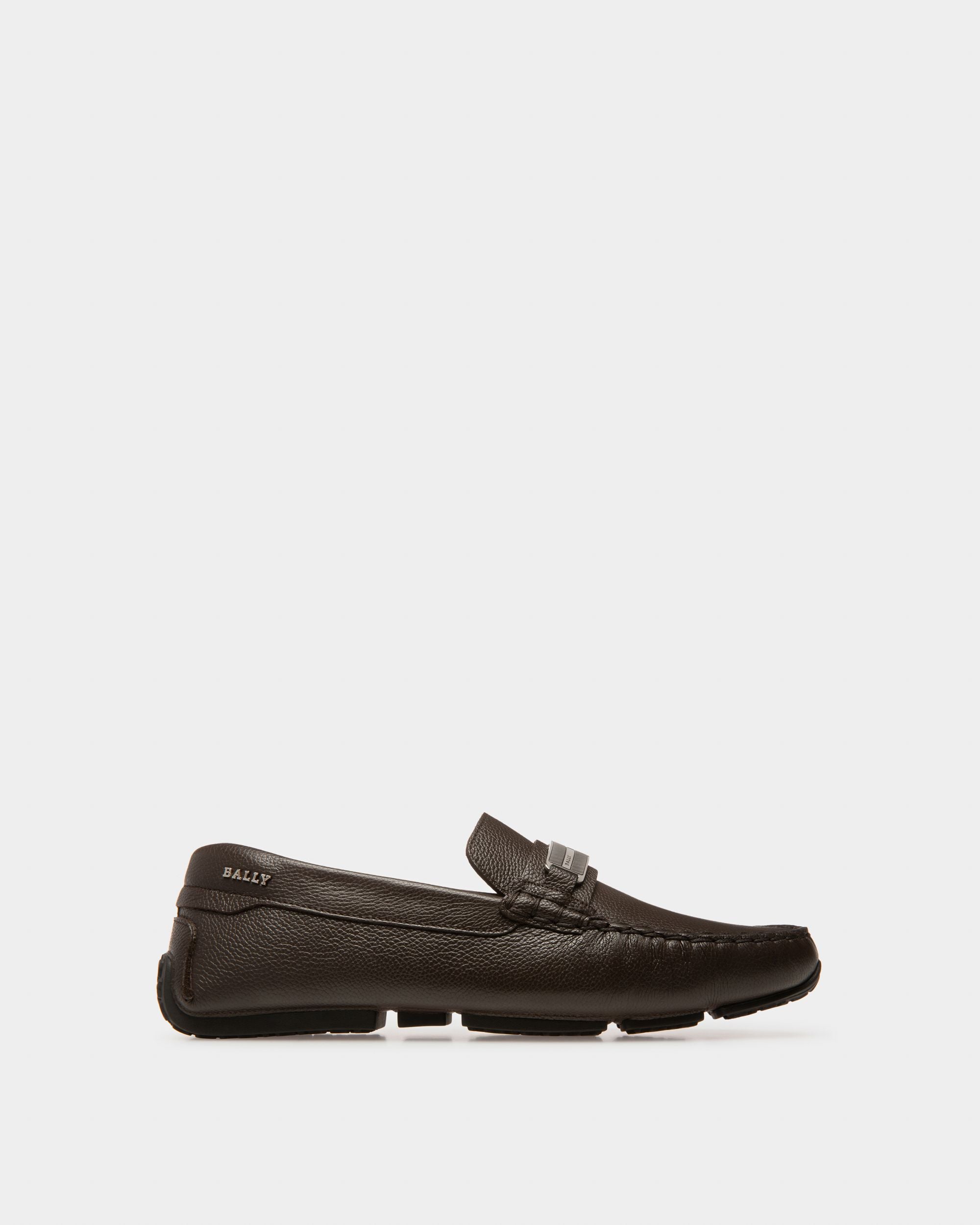 Pilot Drivers In Brown Leather - Herren - Bally - 01