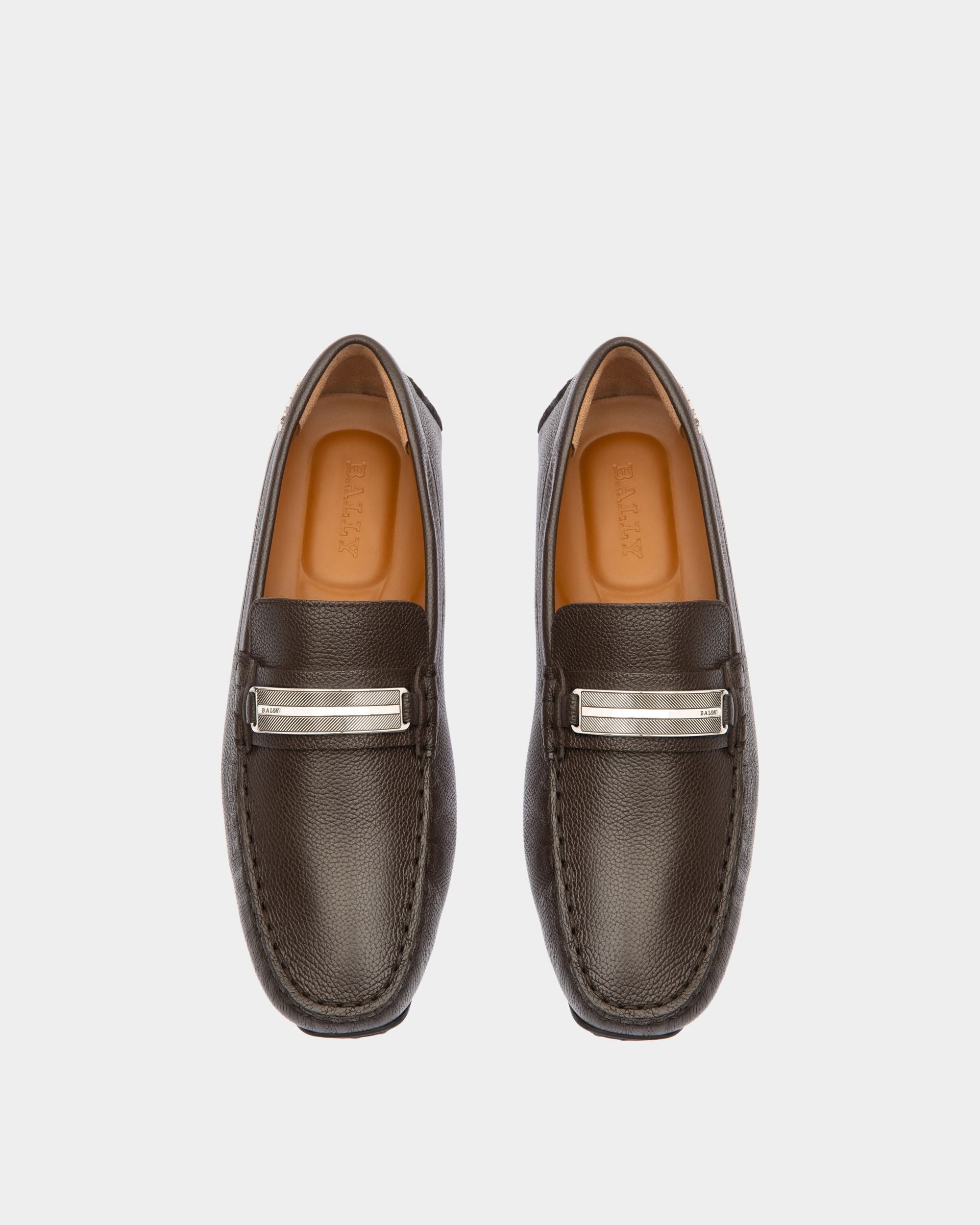 Pilot Drivers In Brown Leather - Herren - Bally - 03