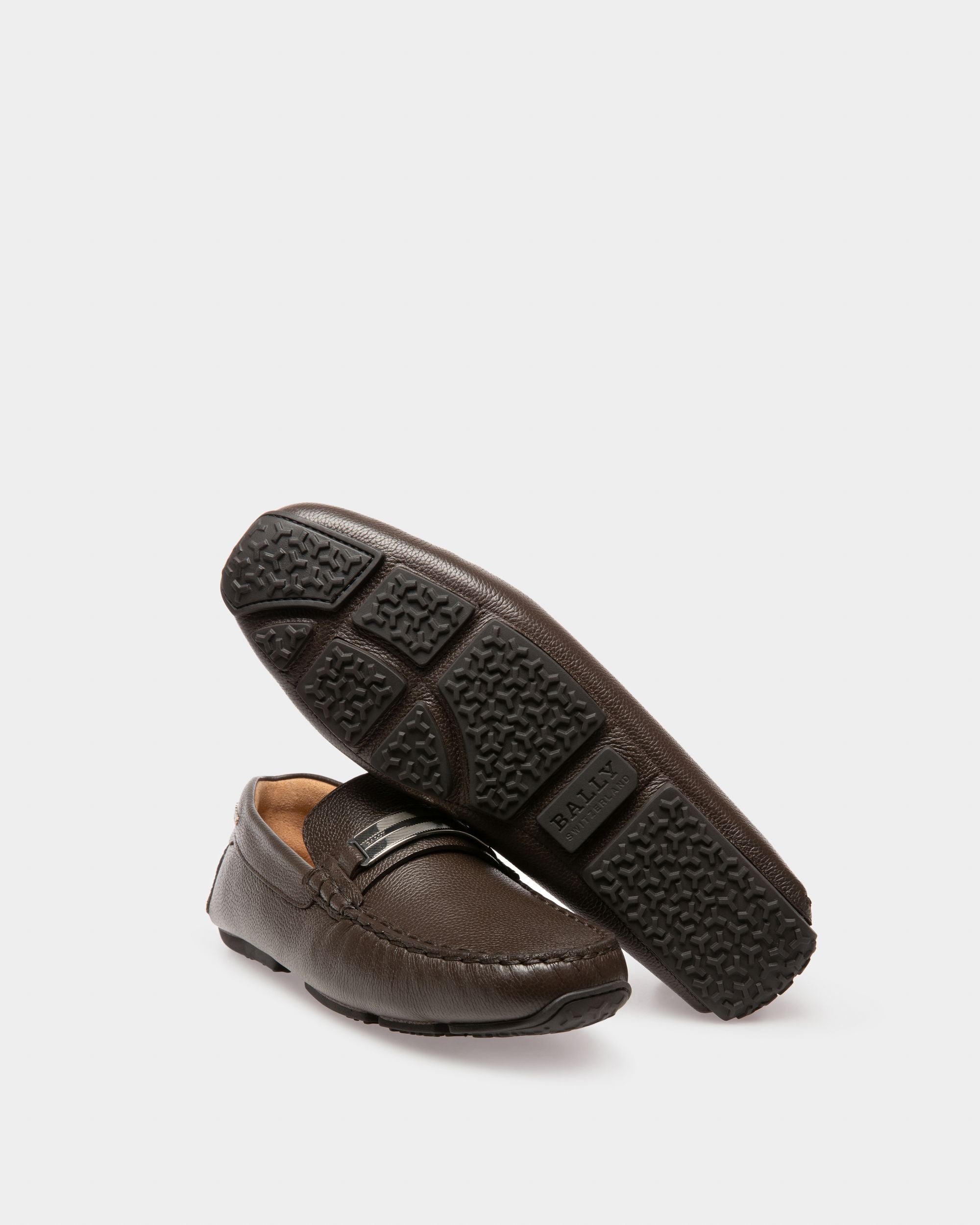 Pilot Drivers In Brown Leather - Herren - Bally - 05