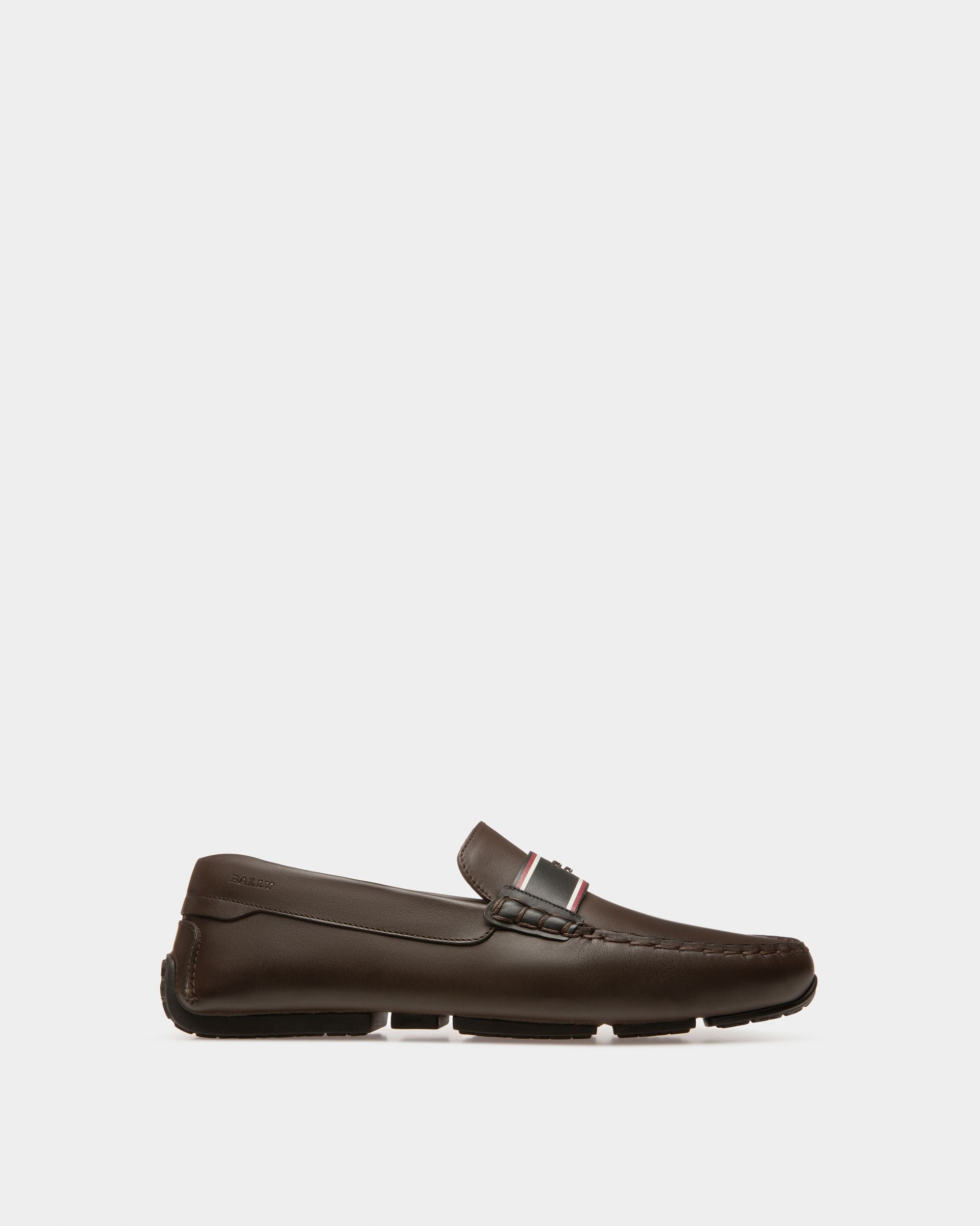 Pilot Drivers In Brown Leather - Herren - Bally - 01