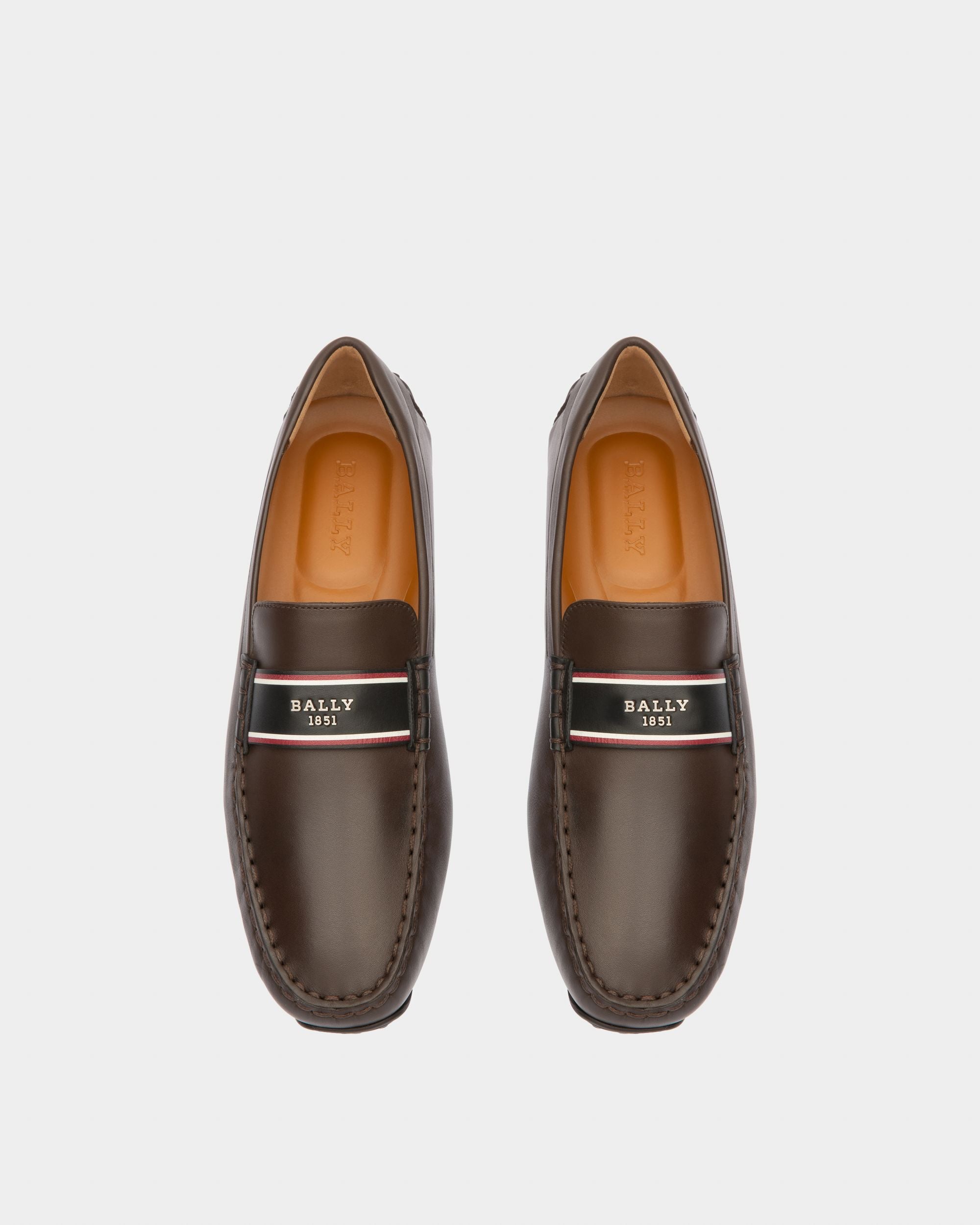 Pilot Drivers In Brown Leather - Herren - Bally - 03