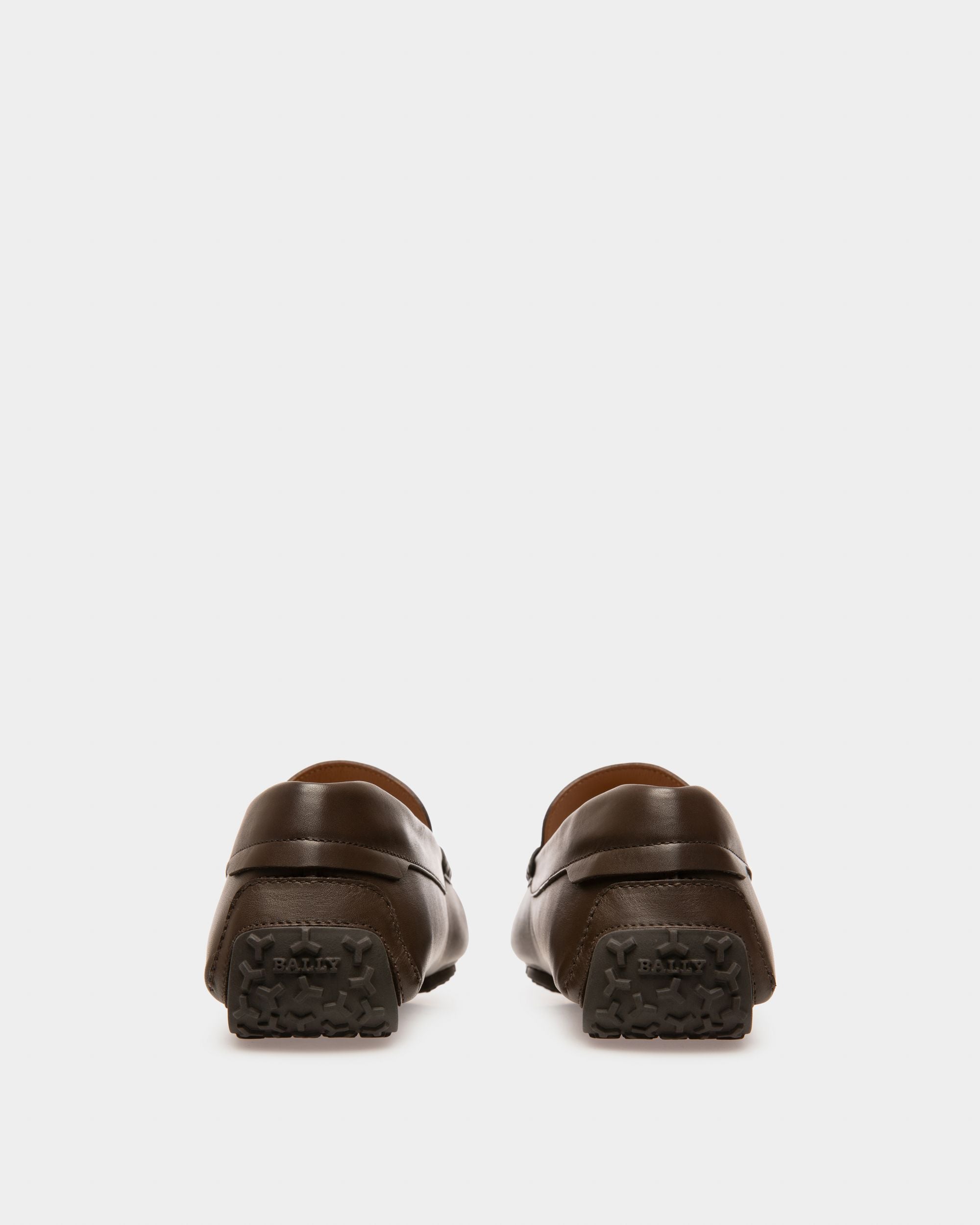 Pilot Drivers In Brown Leather - Herren - Bally - 04