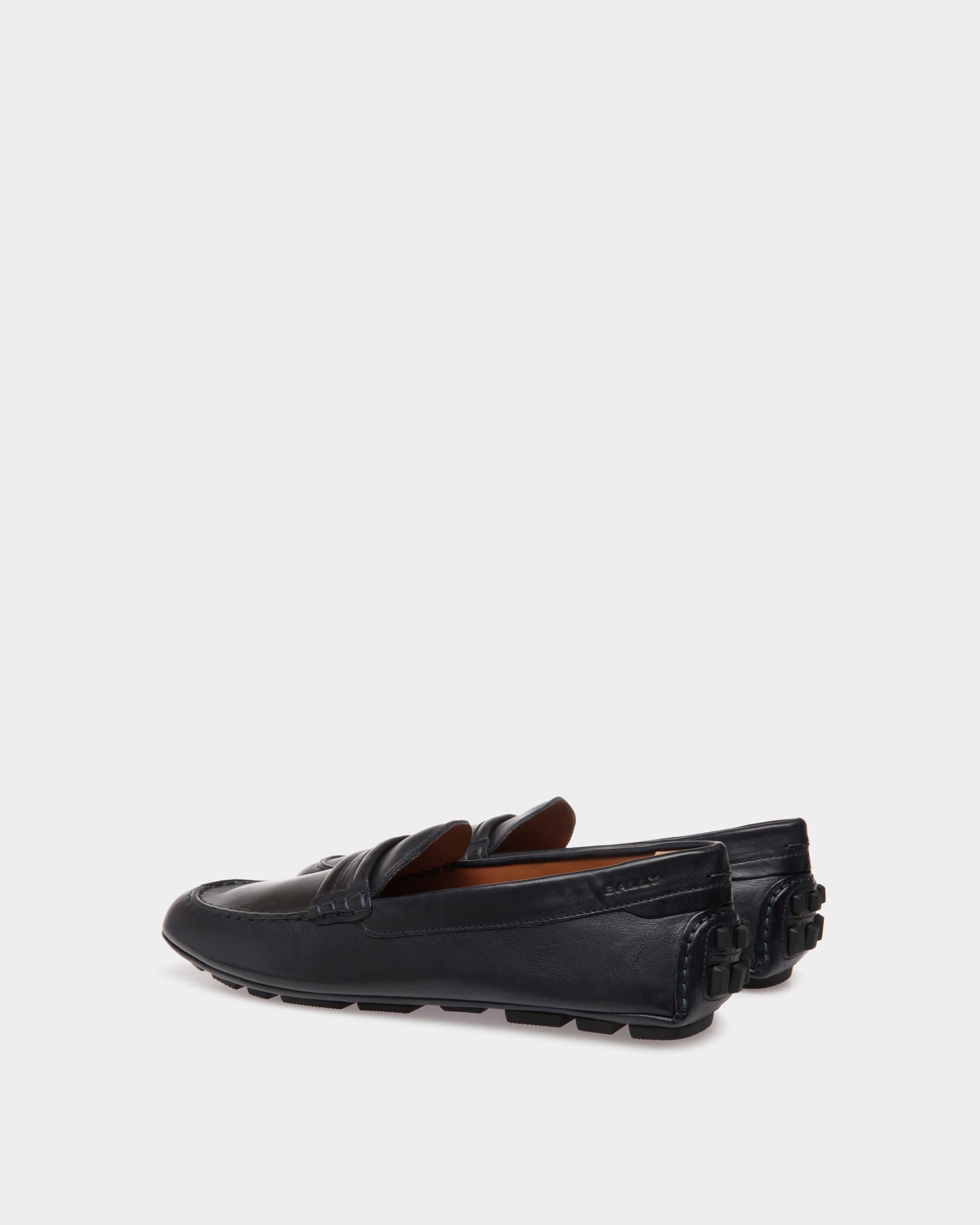Kerbs Drivers In Blue Leather - Herren - Bally - 03