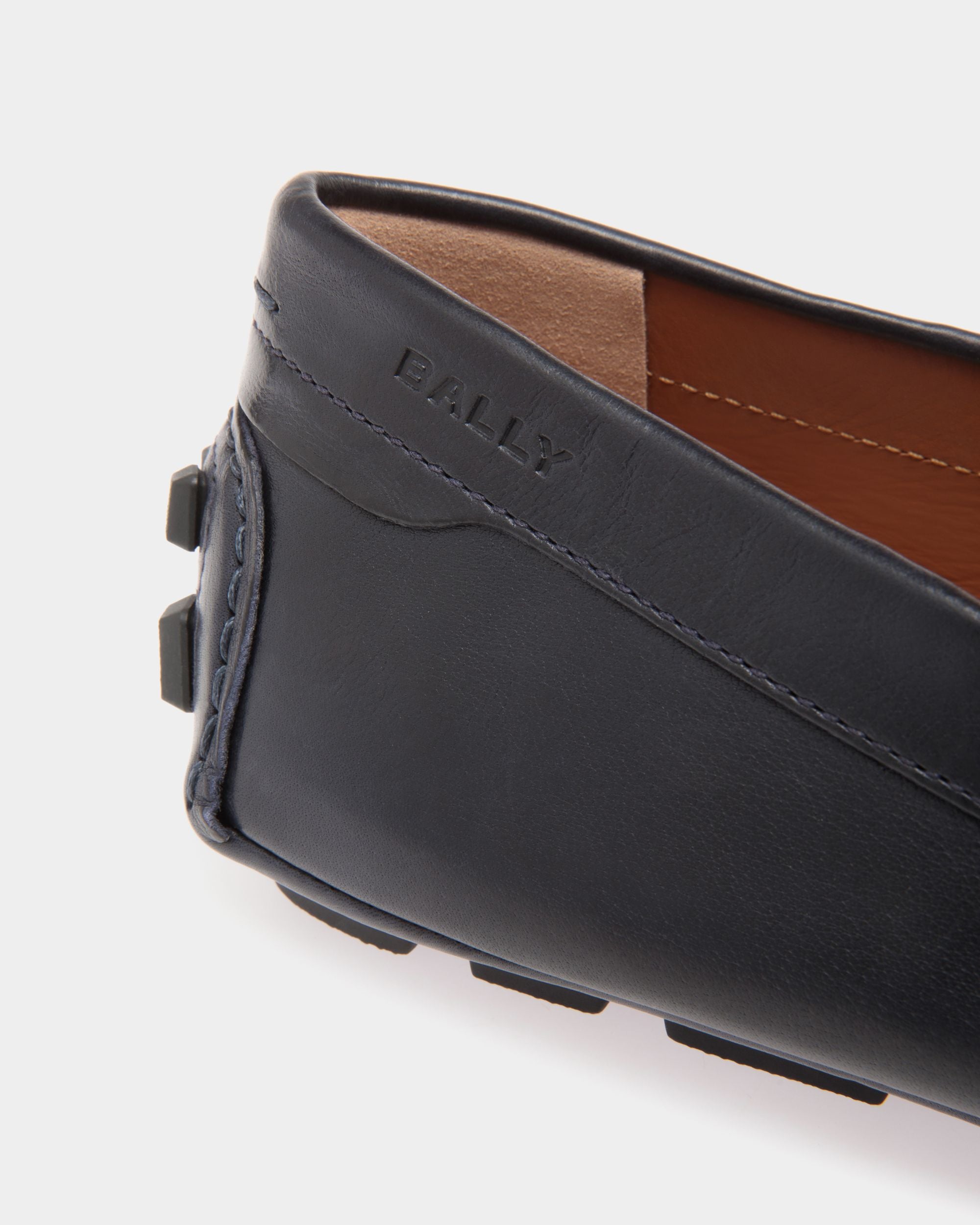 Kerbs Drivers In Blue Leather - Herren - Bally - 05