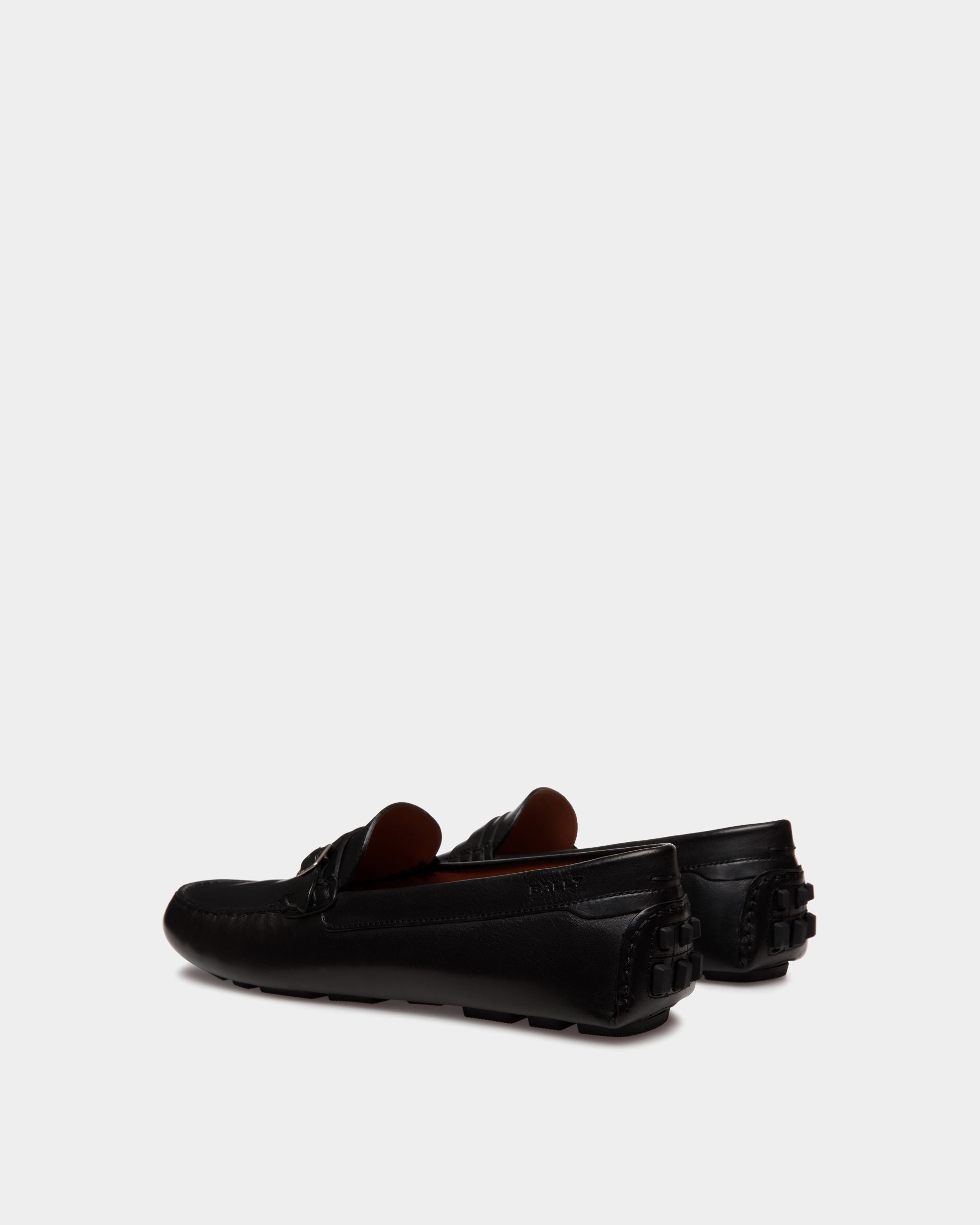 Kerbs Driver-Schuh Aus Leder In Schwarz - Herren - Bally - 04