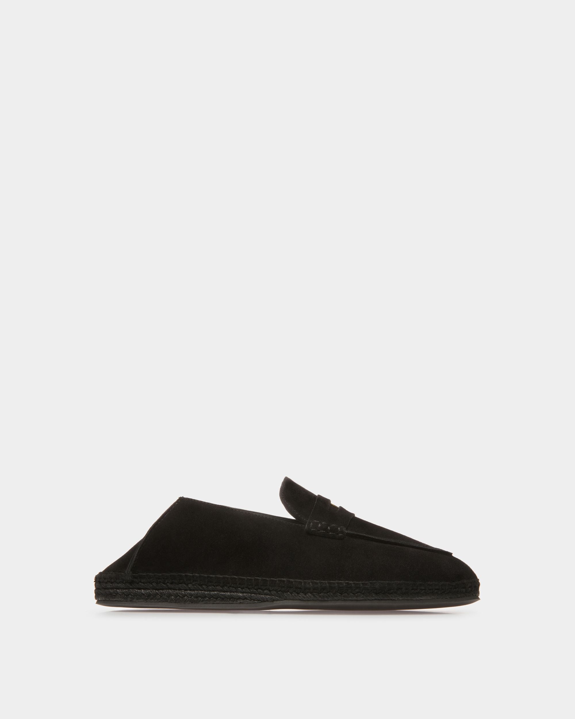 Karakas Espadrille Aus Leder In Schwarz - Herren - Bally - 01