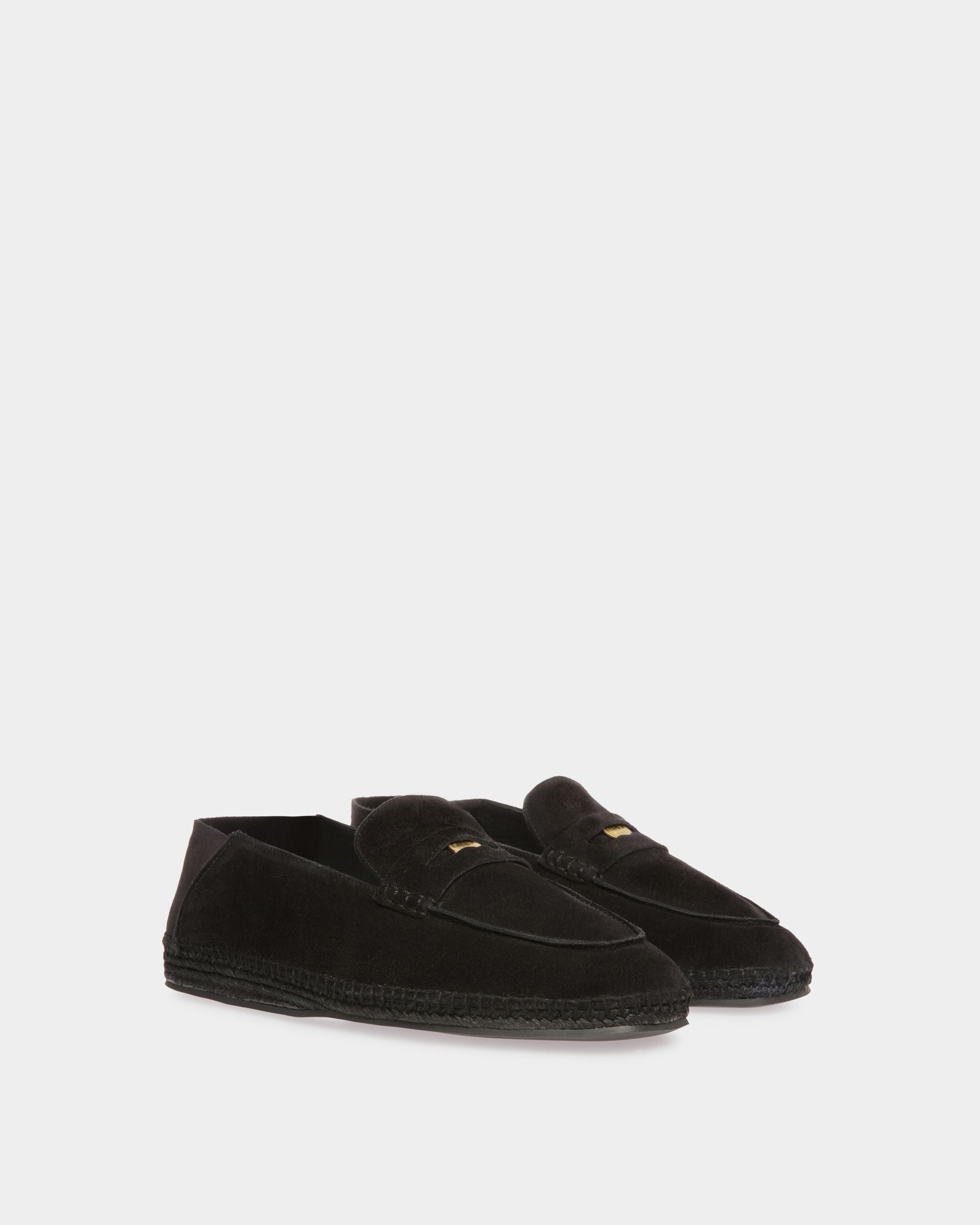 Karakas Espadrille Aus Leder In Schwarz - Herren - Bally - 02