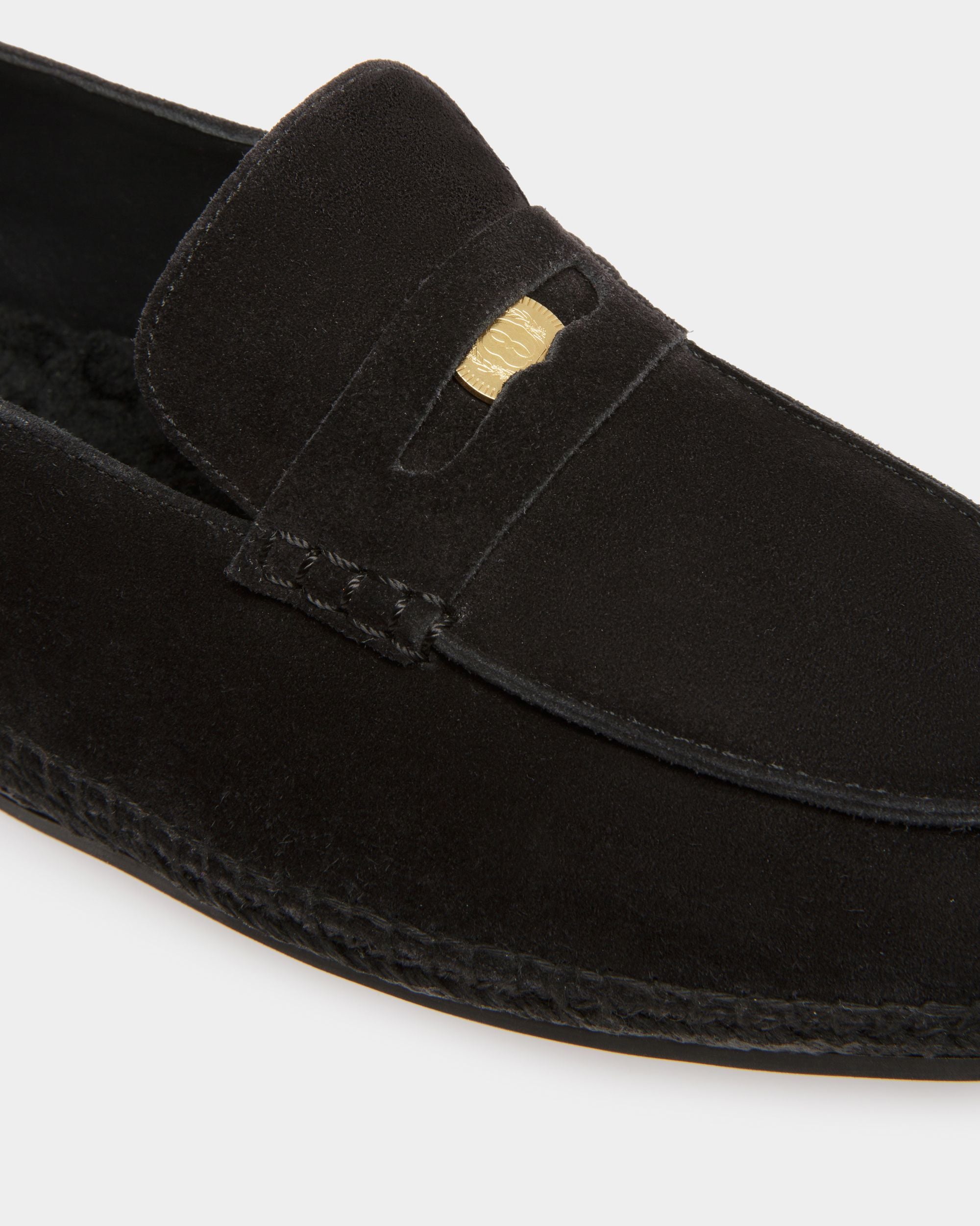 Karakas Espadrille Aus Leder In Schwarz - Herren - Bally - 05