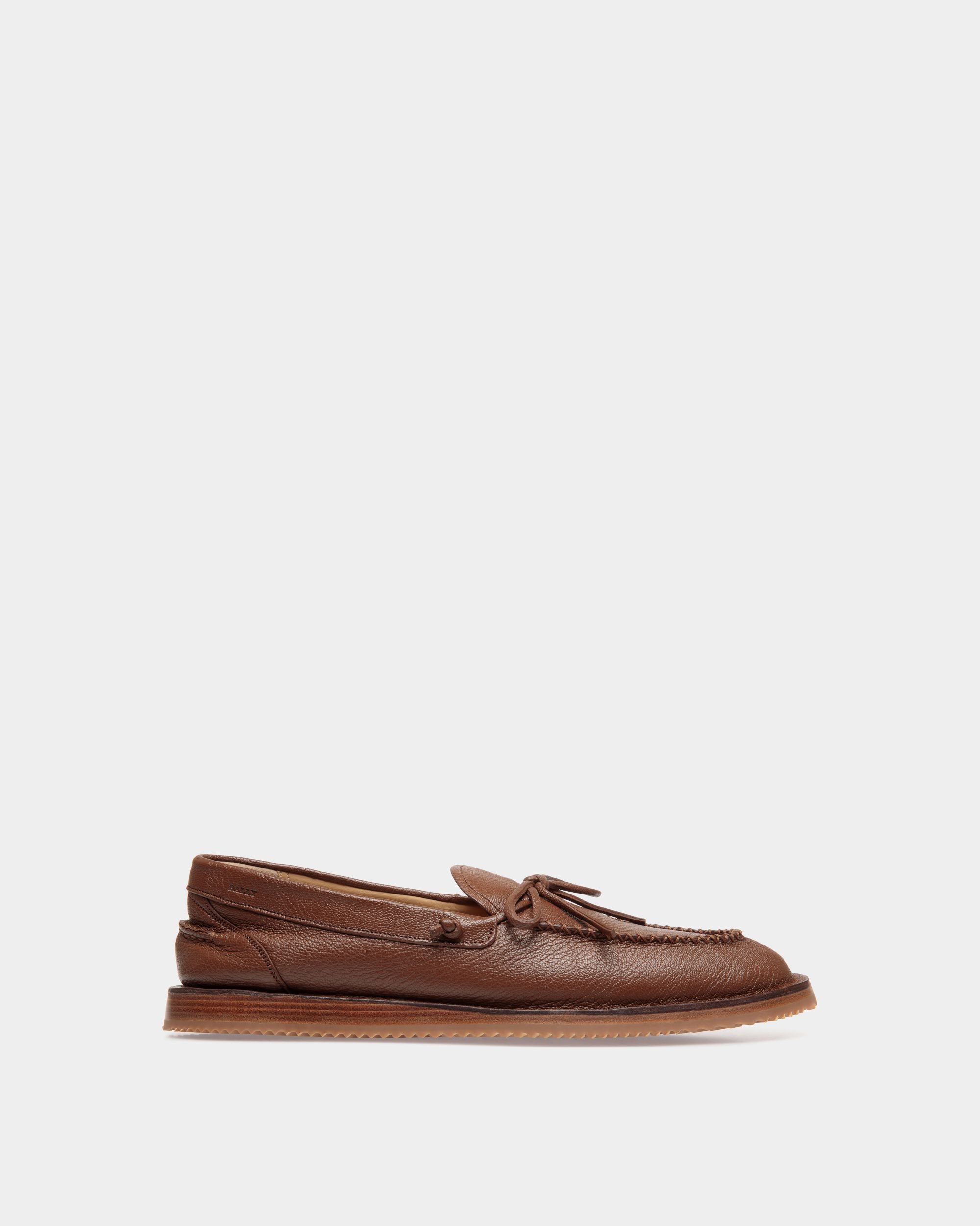 Florida Loafer In Brown Leather - Herren - Bally - 01