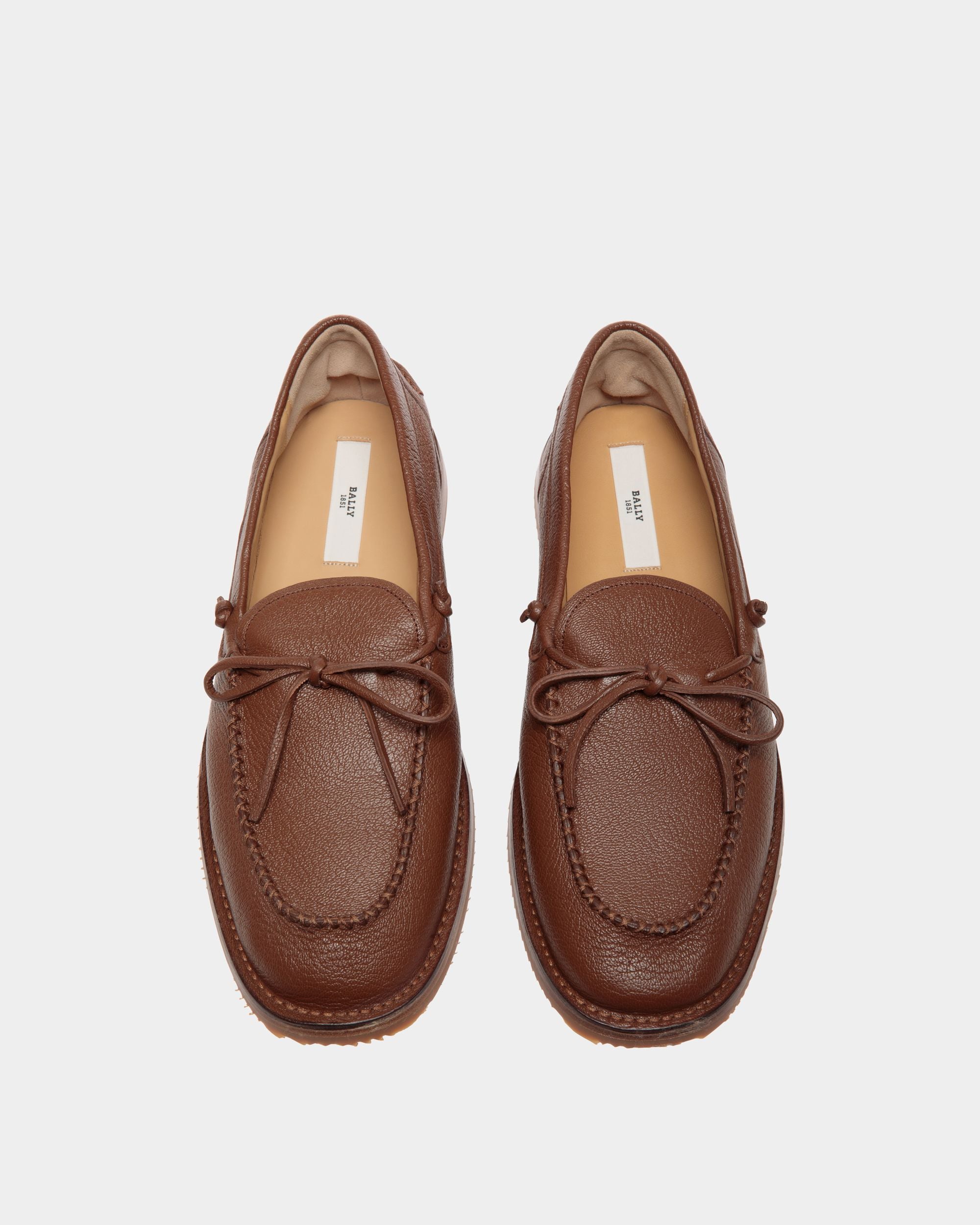 Florida Loafer In Brown Leather - Herren - Bally - 04