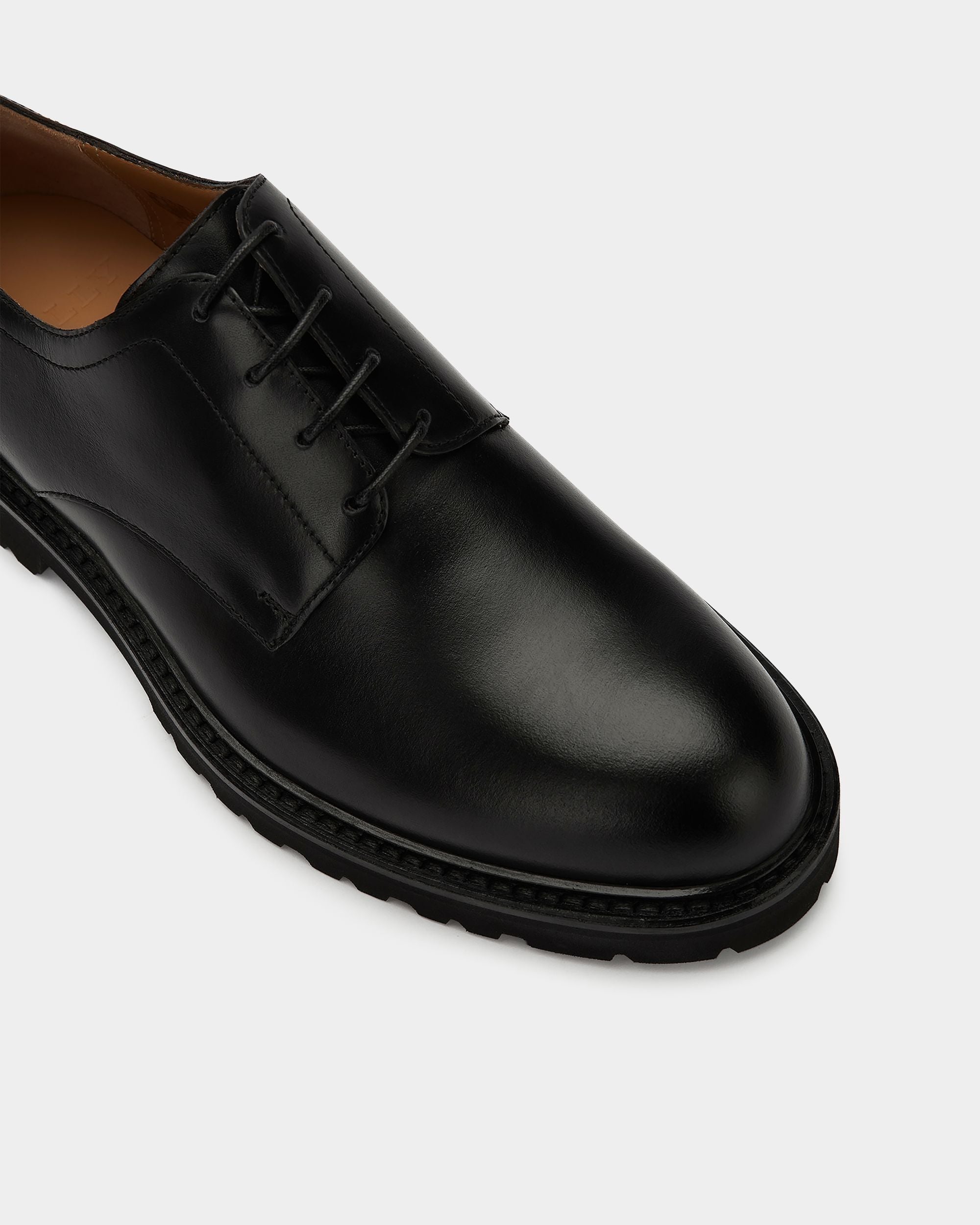 Men's Black Derby Shoes - Herren - Bally - 05