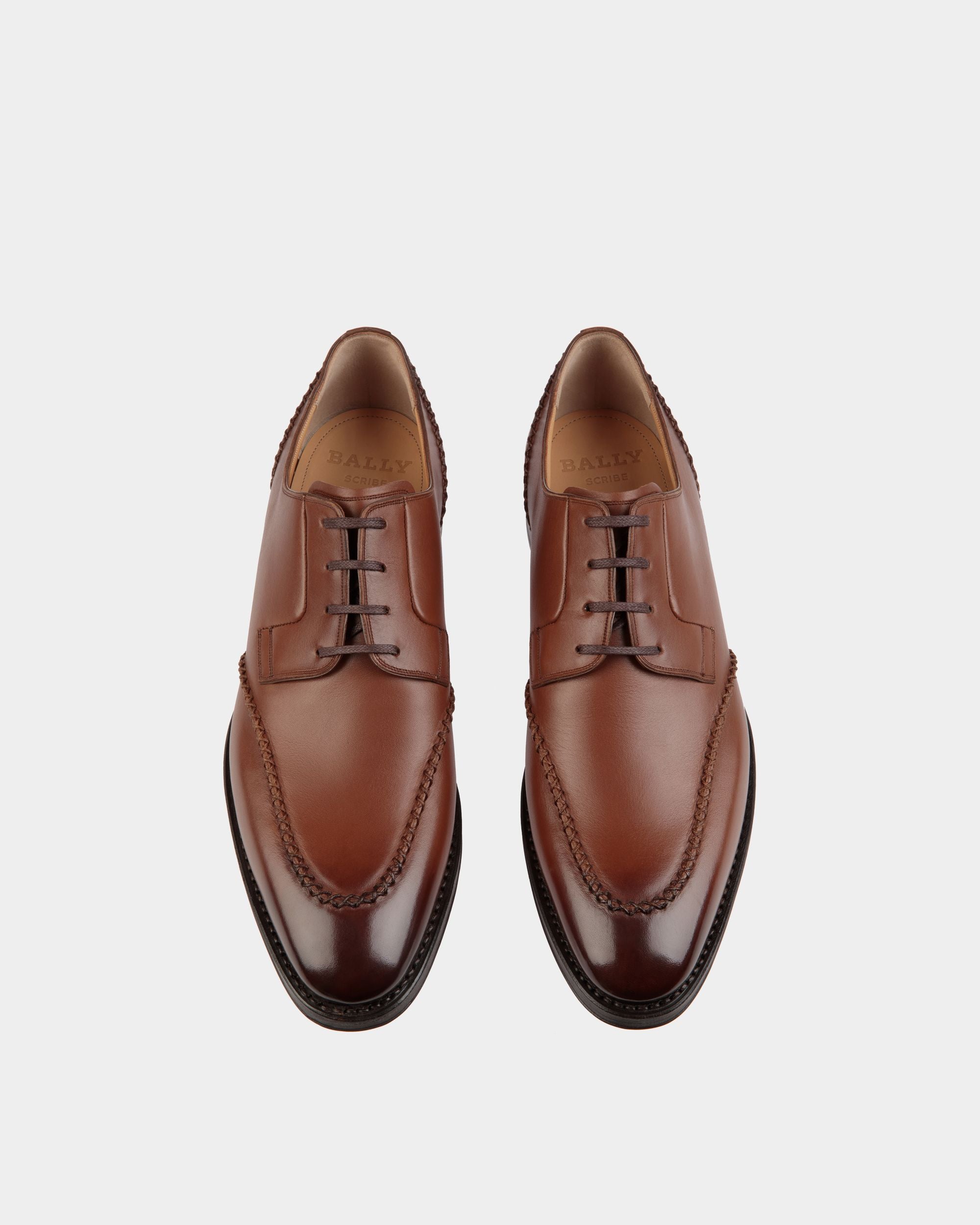 Scribe Novo Derby-Schuhe Aus Braunem Leder - Herren - Bally - 05
