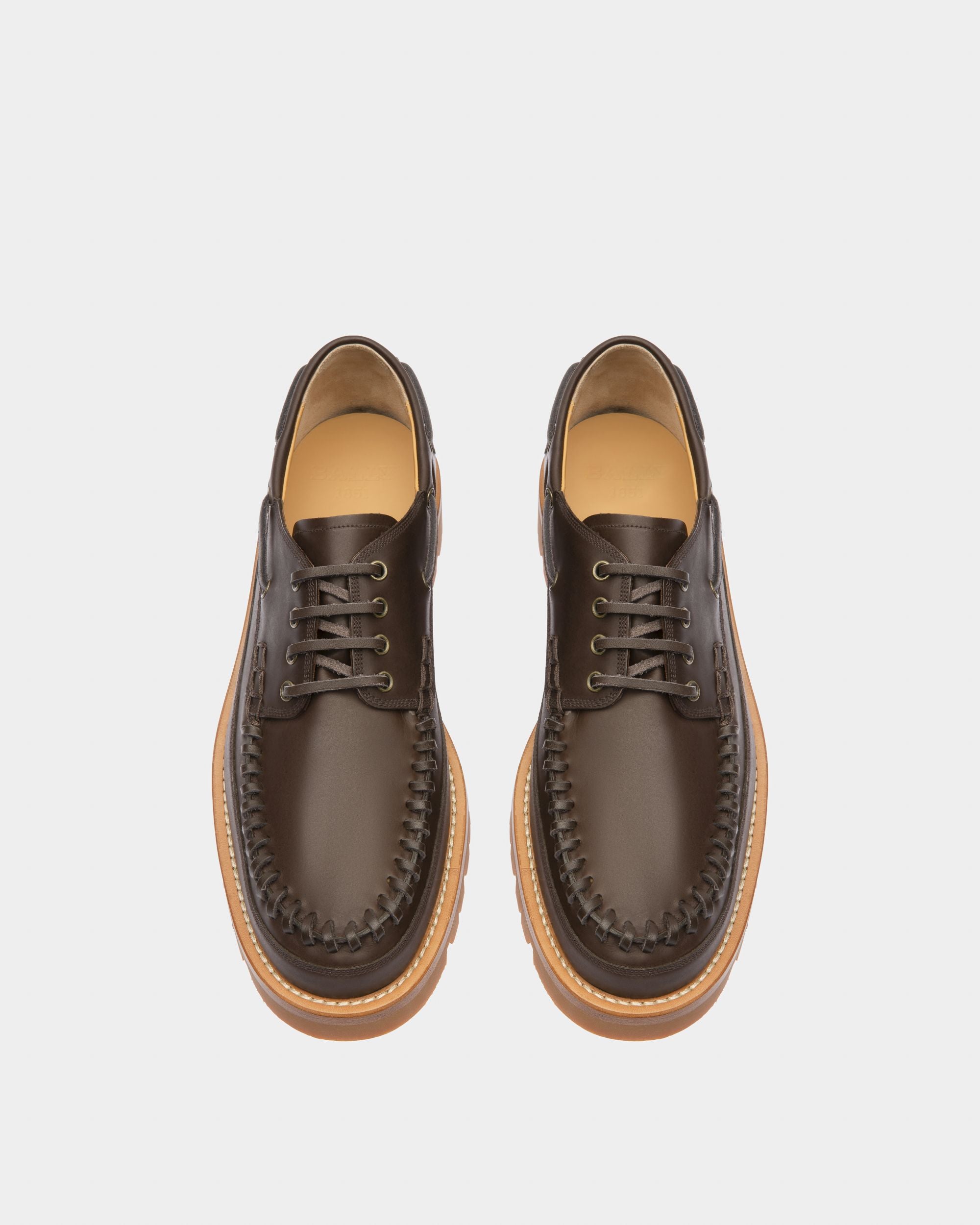 Tristan Mokassins Aus Braunem Leder - Herren - Bally - 02