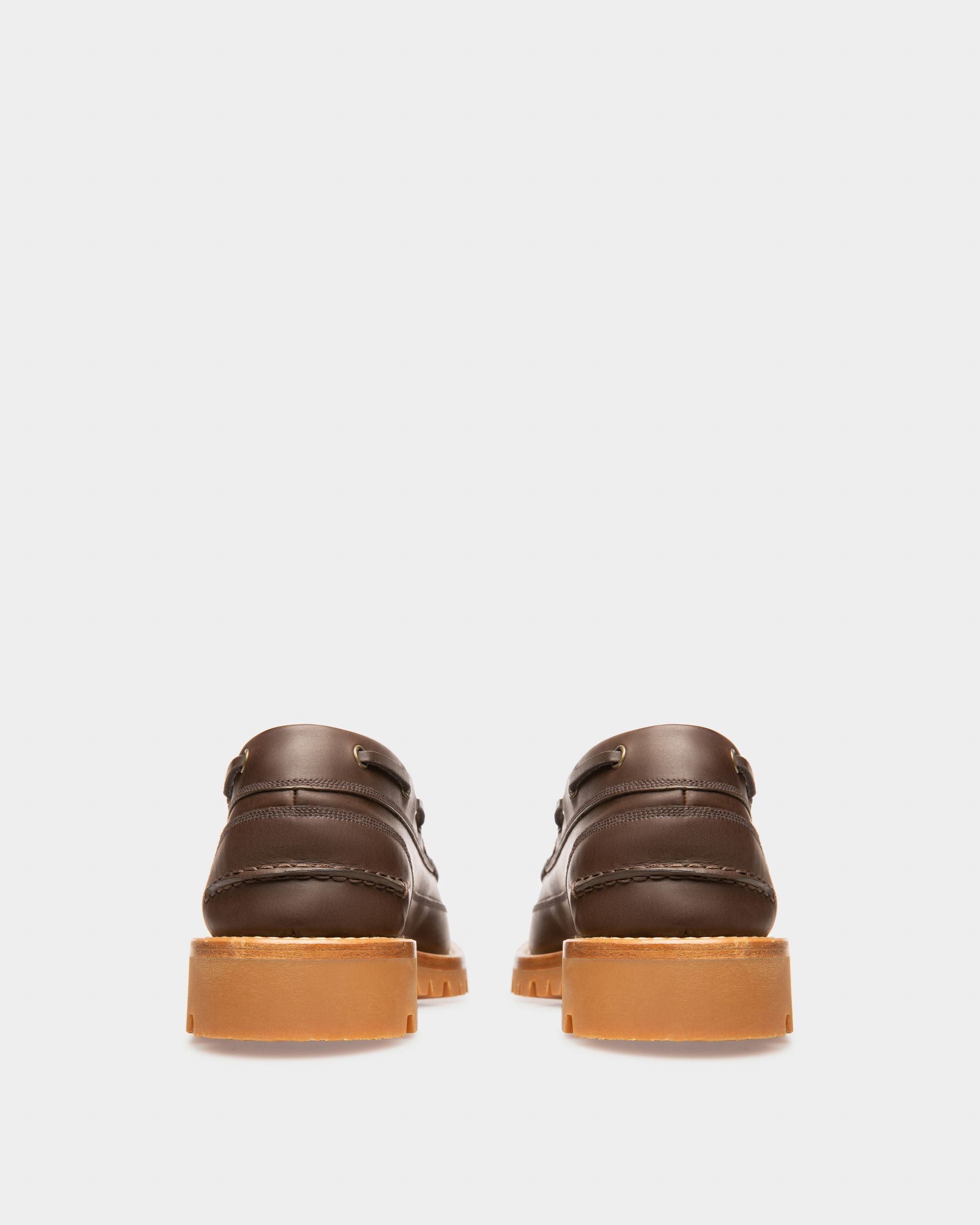 Tristan Mokassins Aus Braunem Leder - Herren - Bally - 03