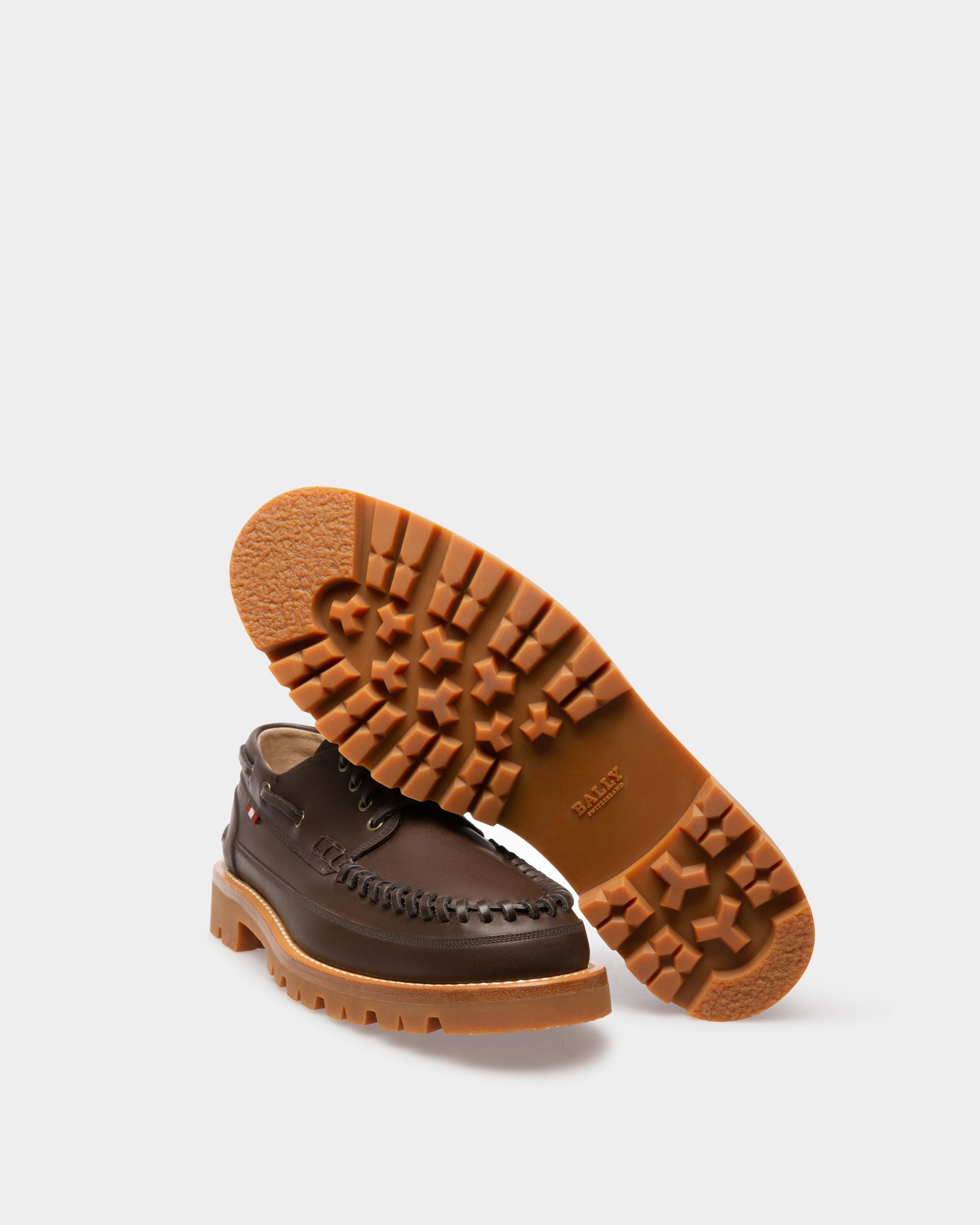 Tristan Mokassins Aus Braunem Leder - Herren - Bally - 04