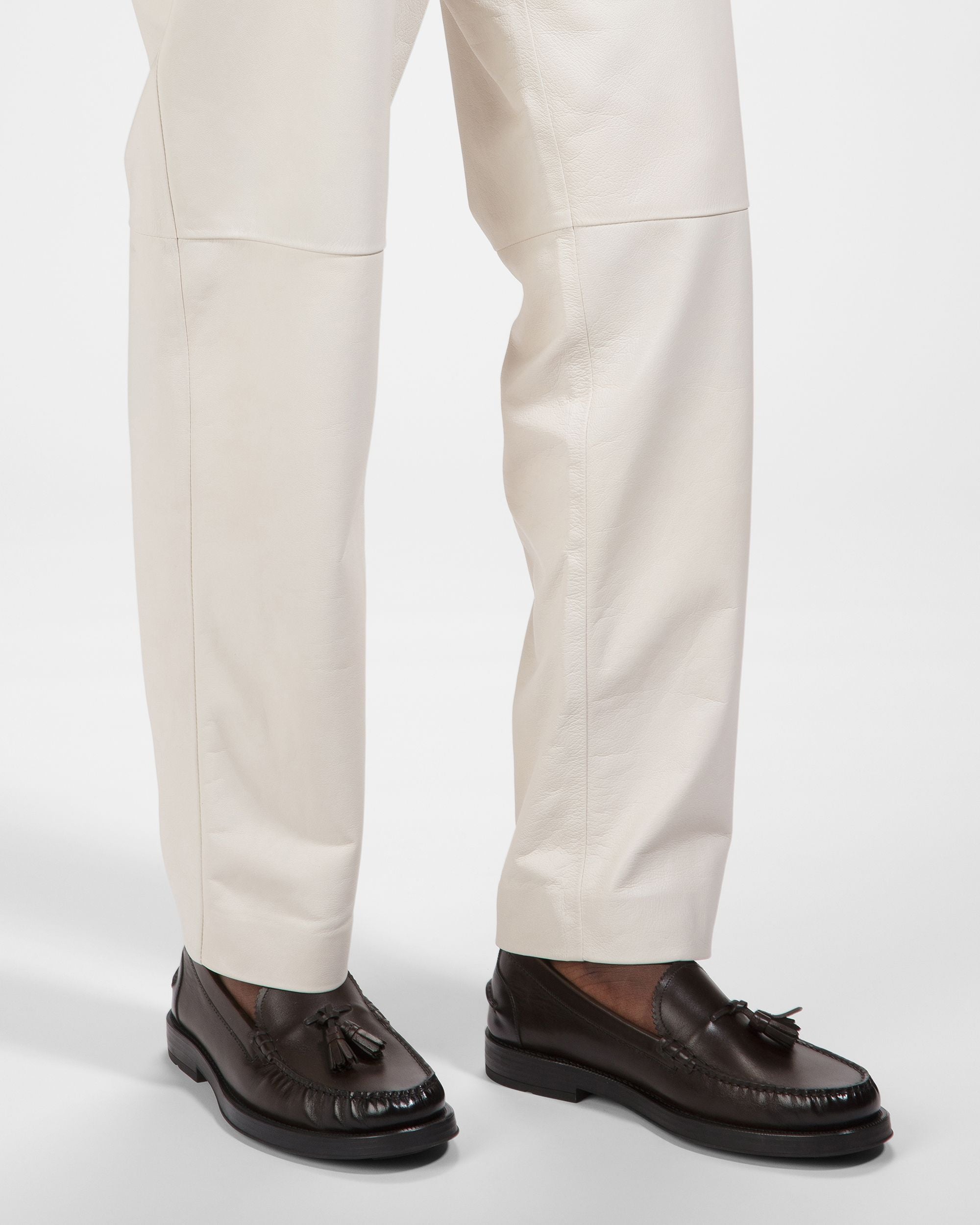 Rome Mokassin Aus Dunkelbraunem Leder - Herren - Bally - 02