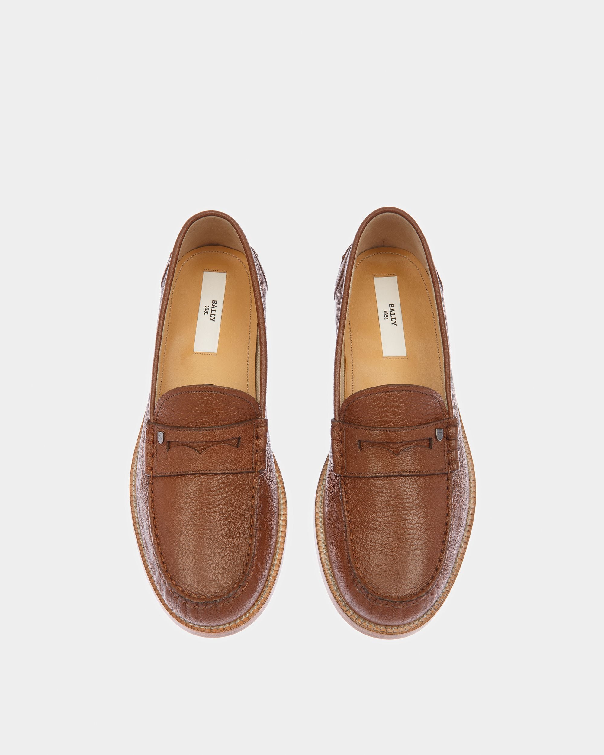 Ron Mokassins Aus Leder In Braun - Herren - Bally - 02