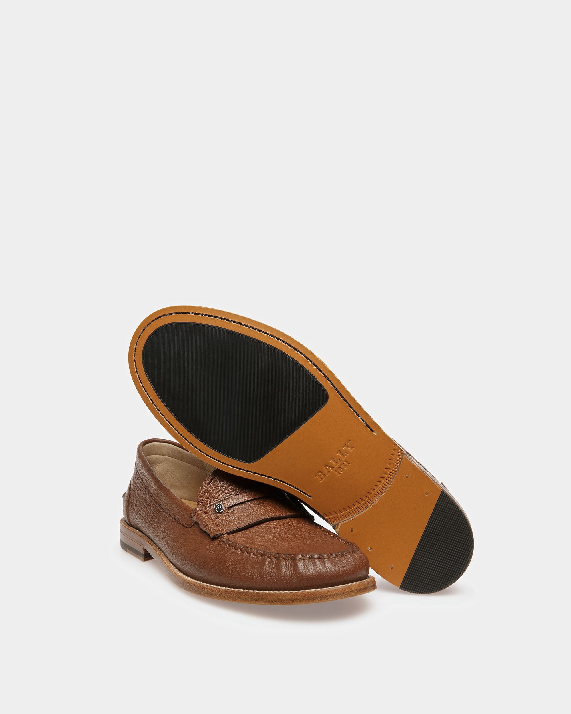 Ron Mokassins Aus Leder In Braun - Herren - Bally - 05