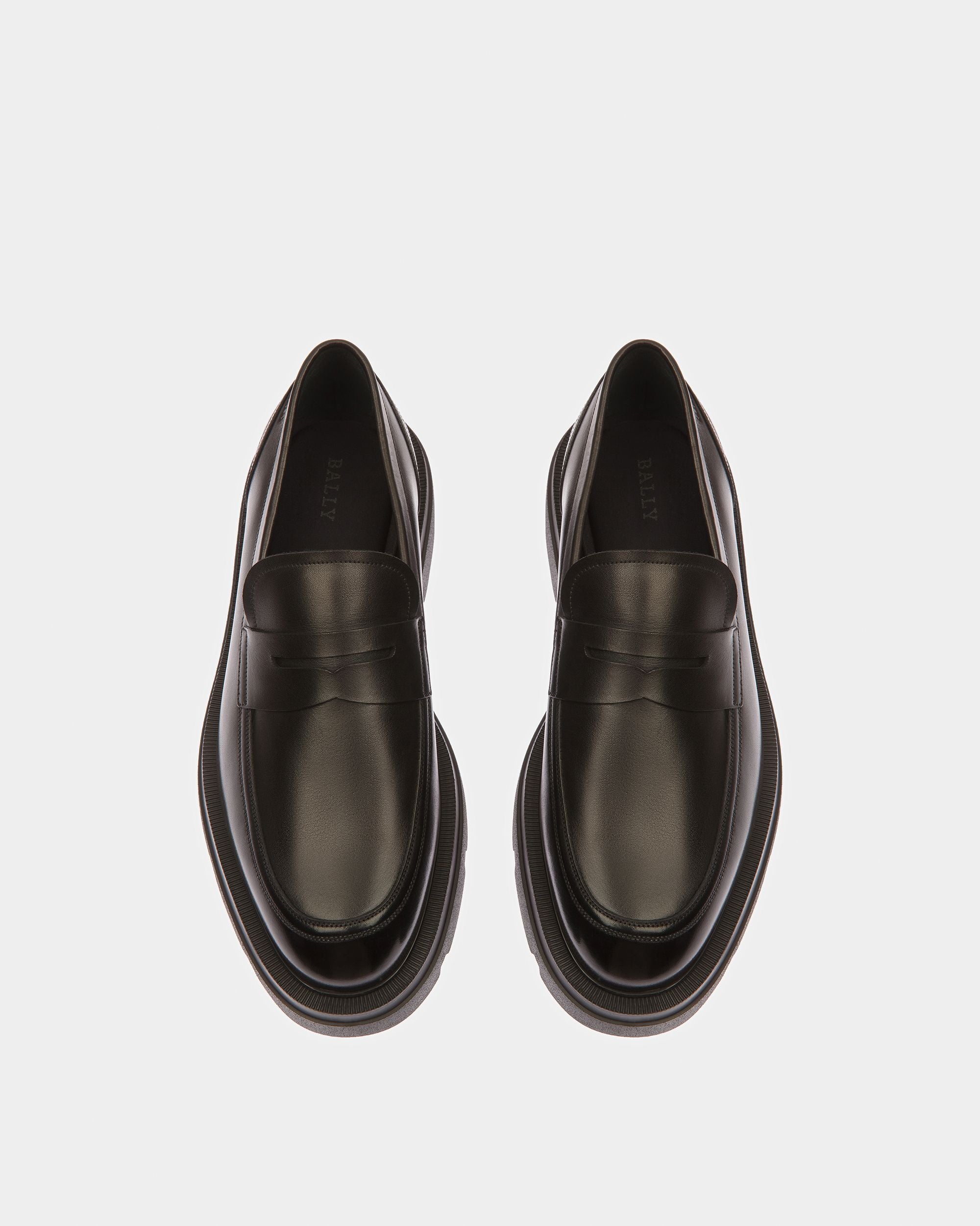 Zelard Leder-Loafer In Schwarz - Herren - Bally - 02