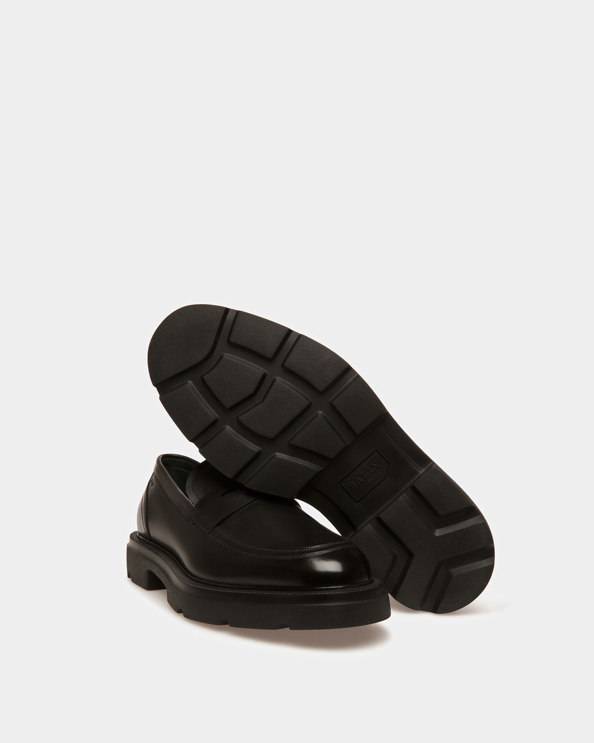 Zelard Leder-Loafer In Schwarz - Herren - Bally - 05
