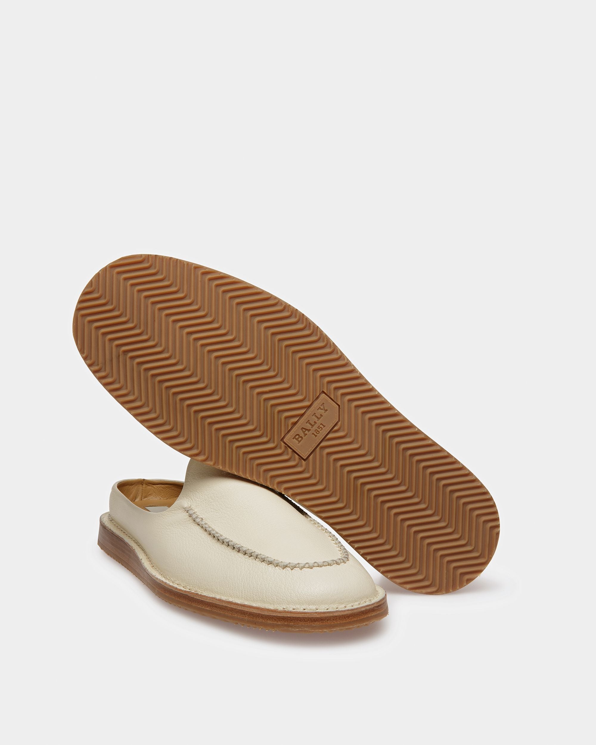 Fosko Lederslipper In Elfenbein - Herren - Bally - 04