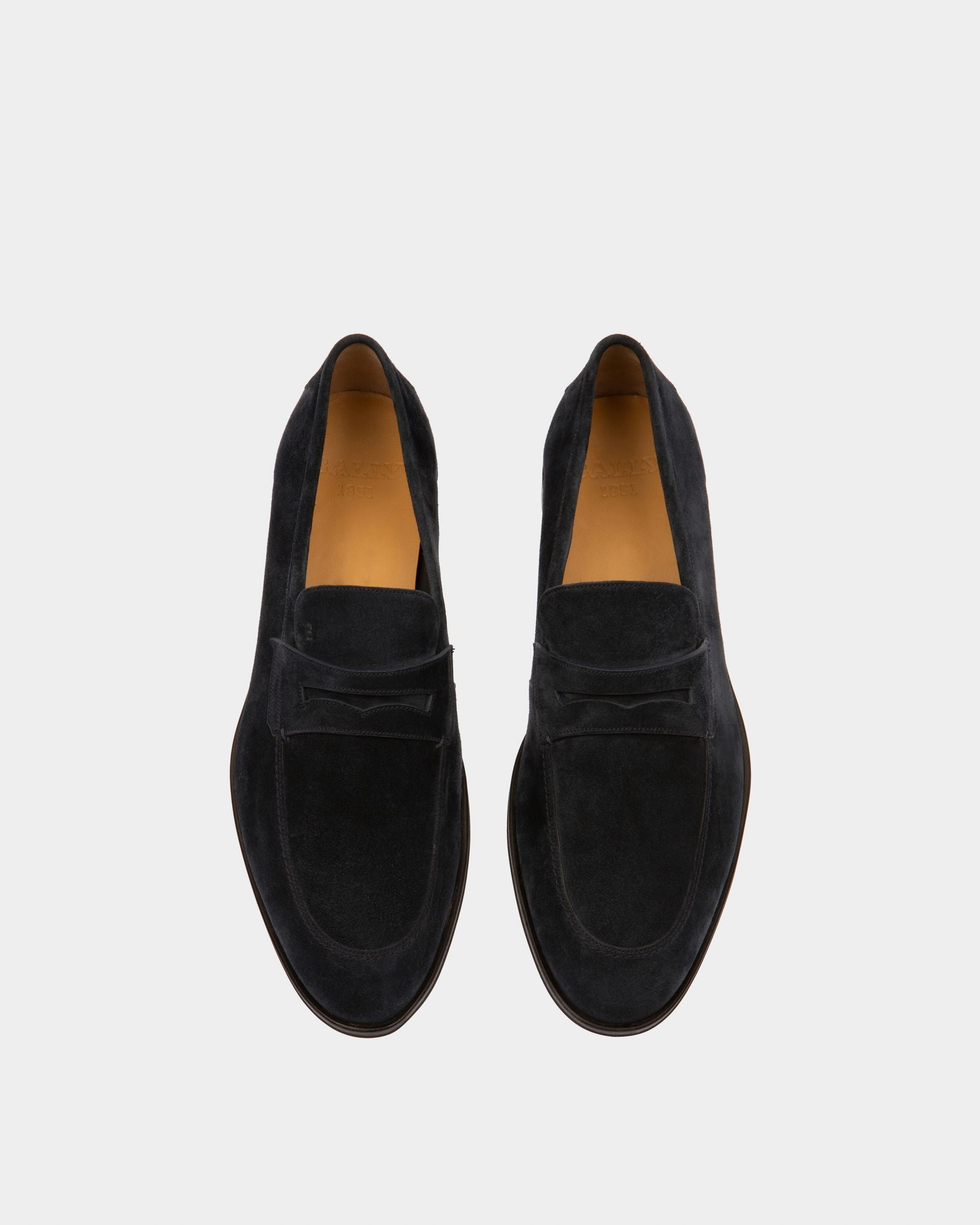 Webb Loafer Aus Marineblauem Leder - Herren - Bally - 02