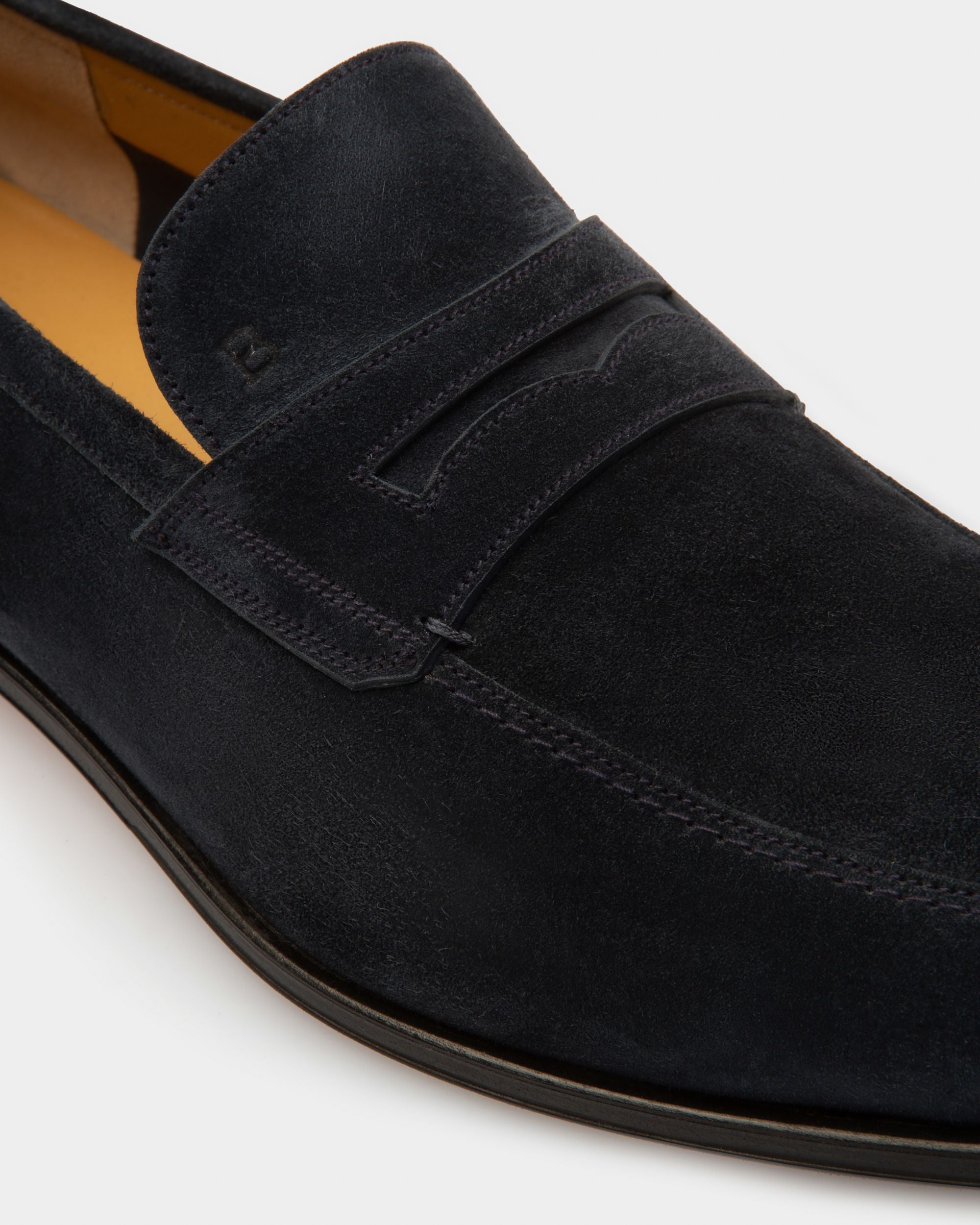 Webb Loafer Aus Marineblauem Leder - Herren - Bally - 05