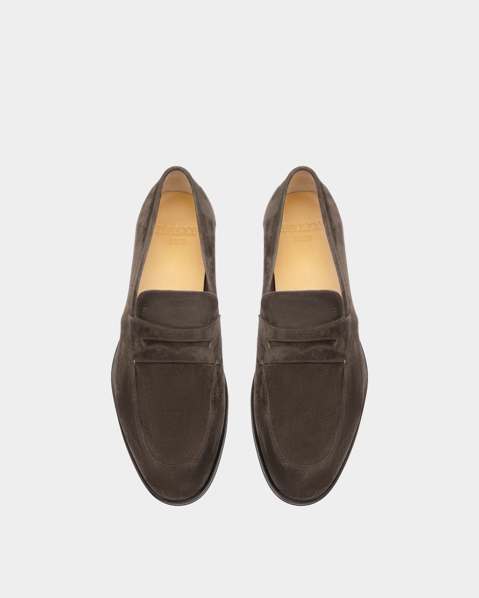 Webb Loafer Aus Armeegrünem Leder - Herren - Bally - 02