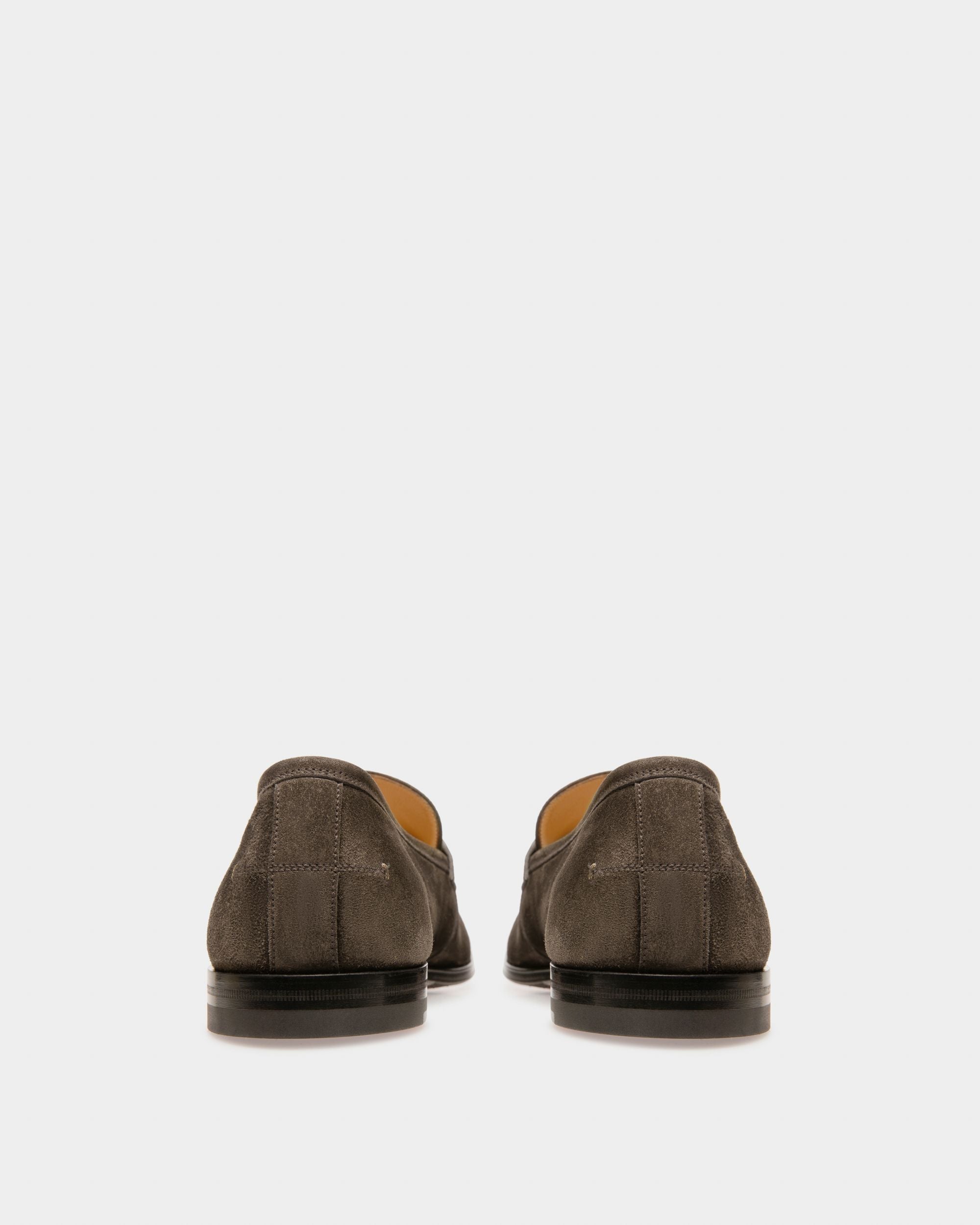 Webb Loafer Aus Armeegrünem Leder - Herren - Bally - 03