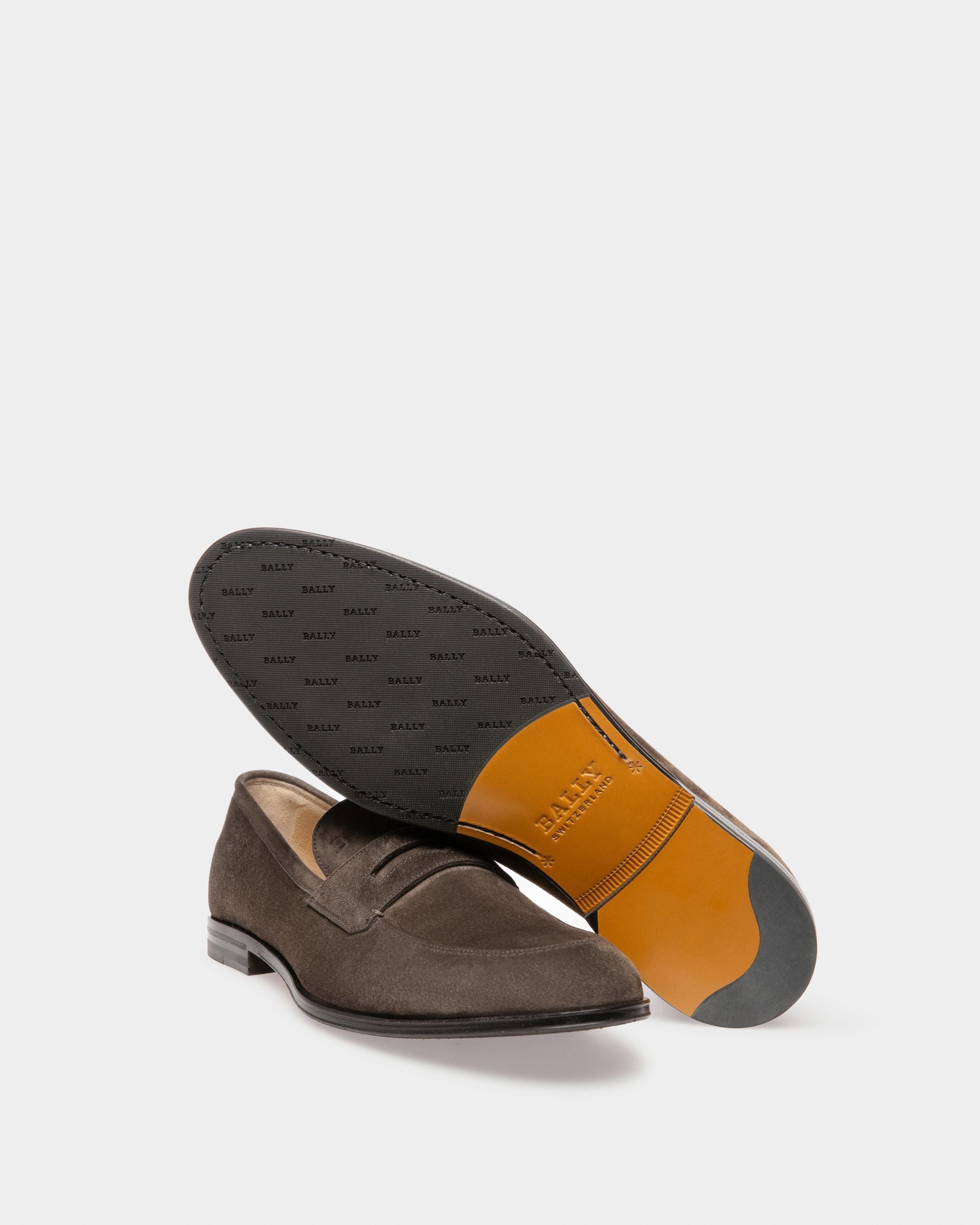 Webb Loafer Aus Armeegrünem Leder - Herren - Bally - 04