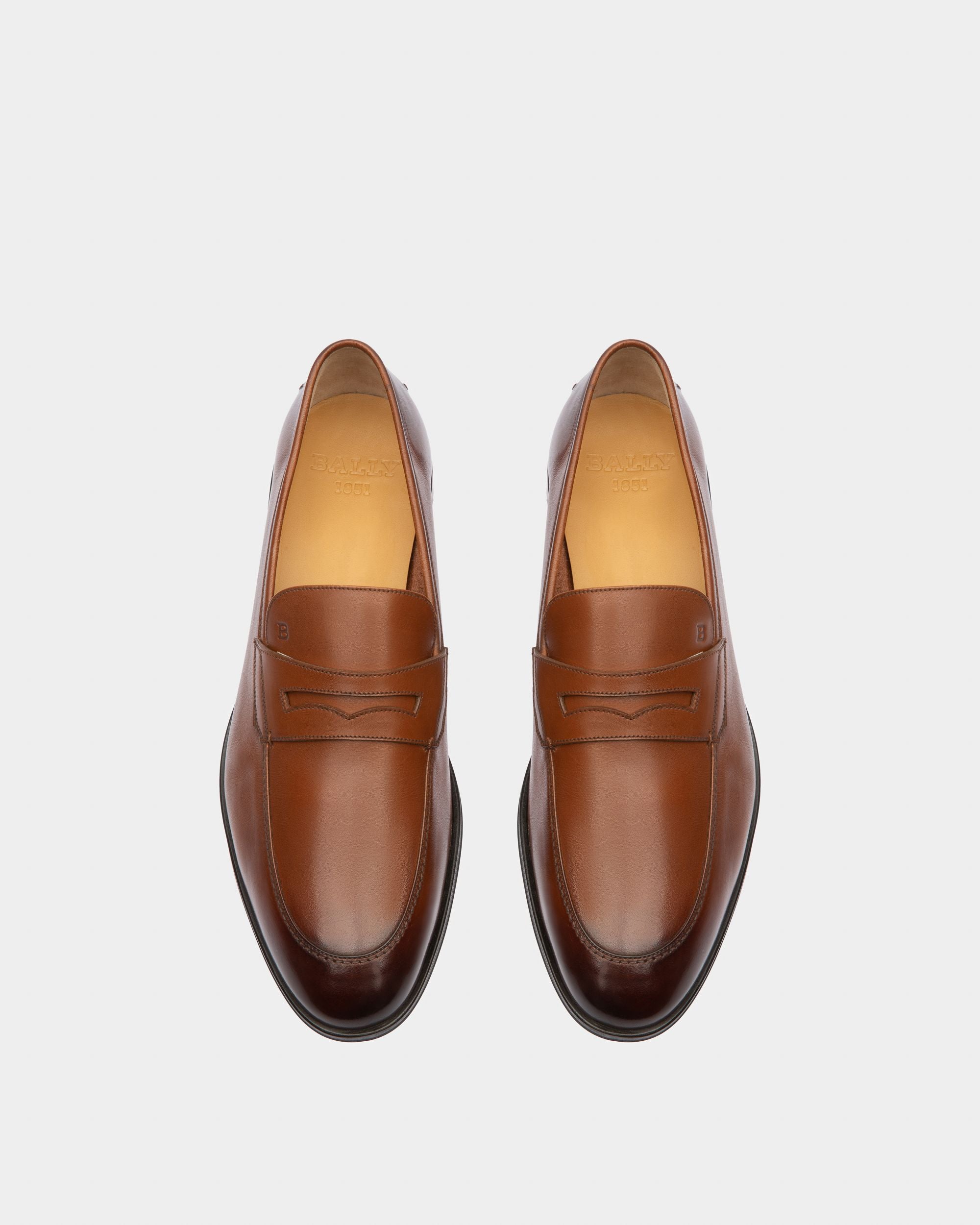 Webb Loafer Aus Braunem Leder - Herren - Bally - 02