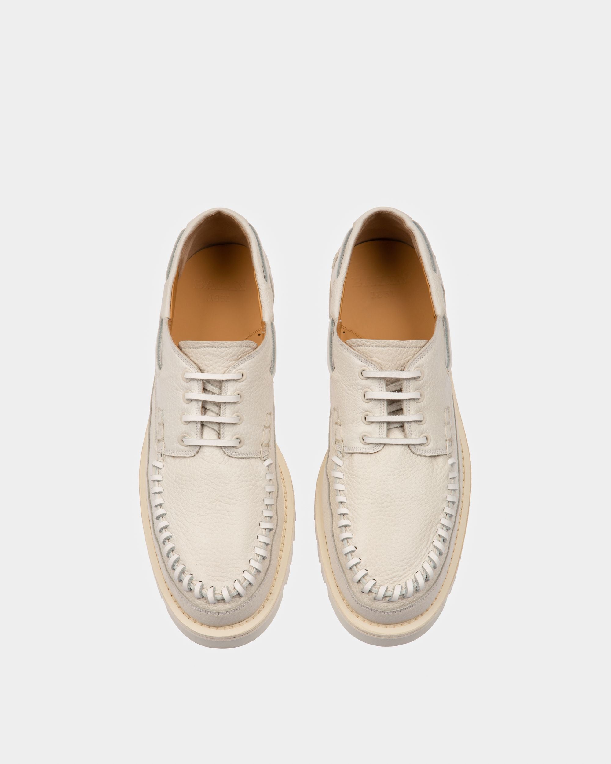 Trendal Mokassins Aus Weissem Leder - Herren - Bally - 02
