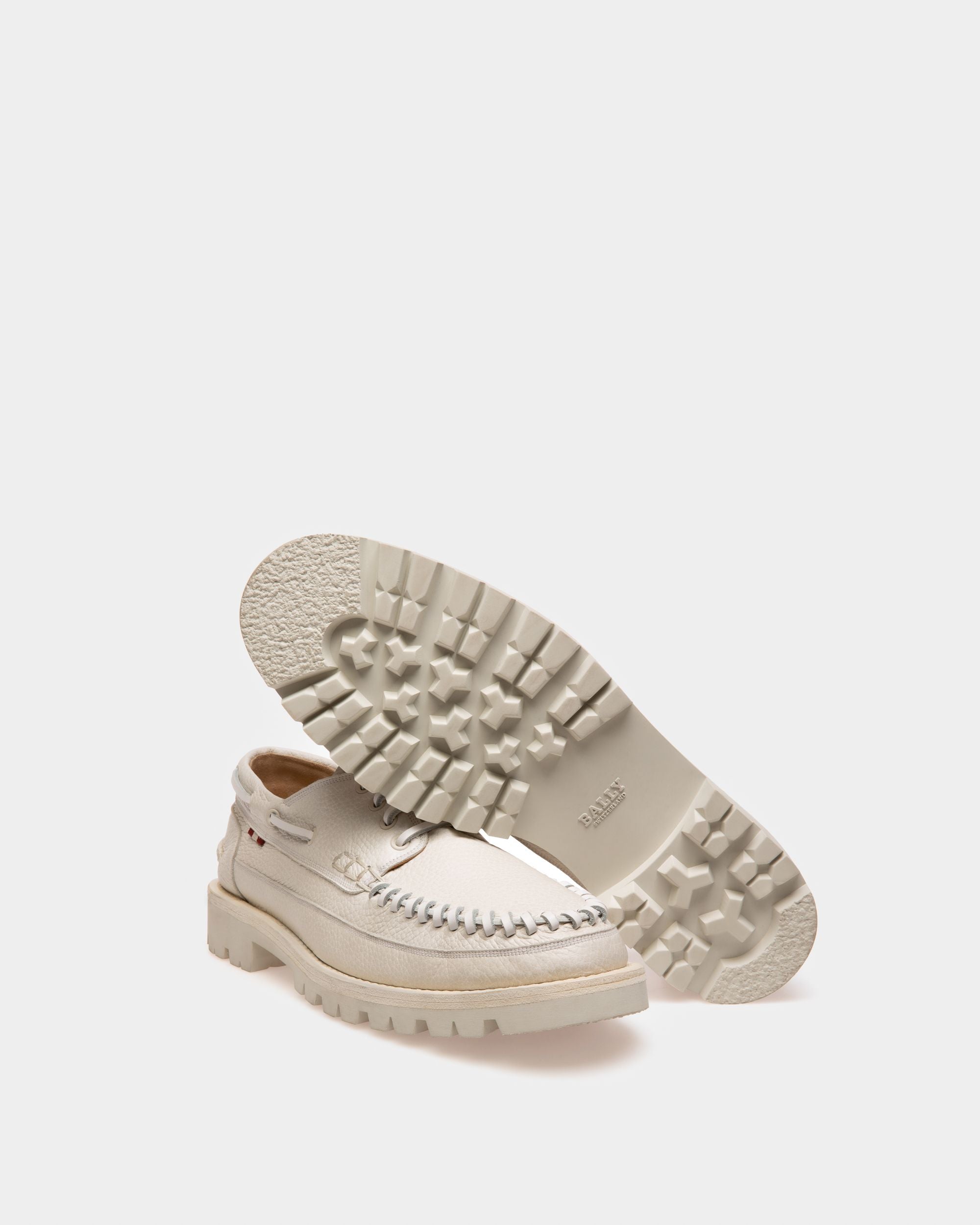 Trendal Mokassins Aus Weissem Leder - Herren - Bally - 05