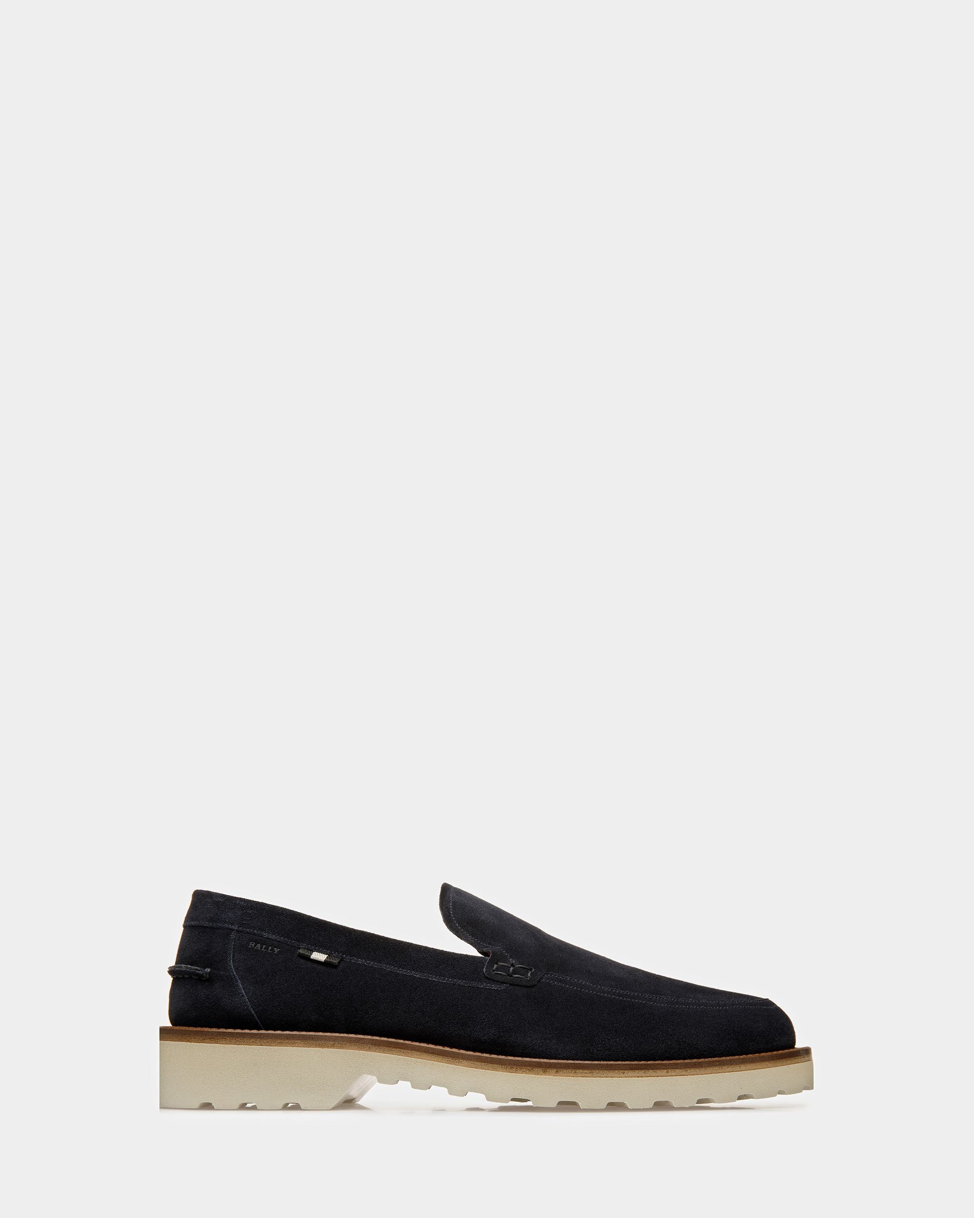 Novald Leder-Loafer In Mitternachtsblau - Herren - Bally - 01