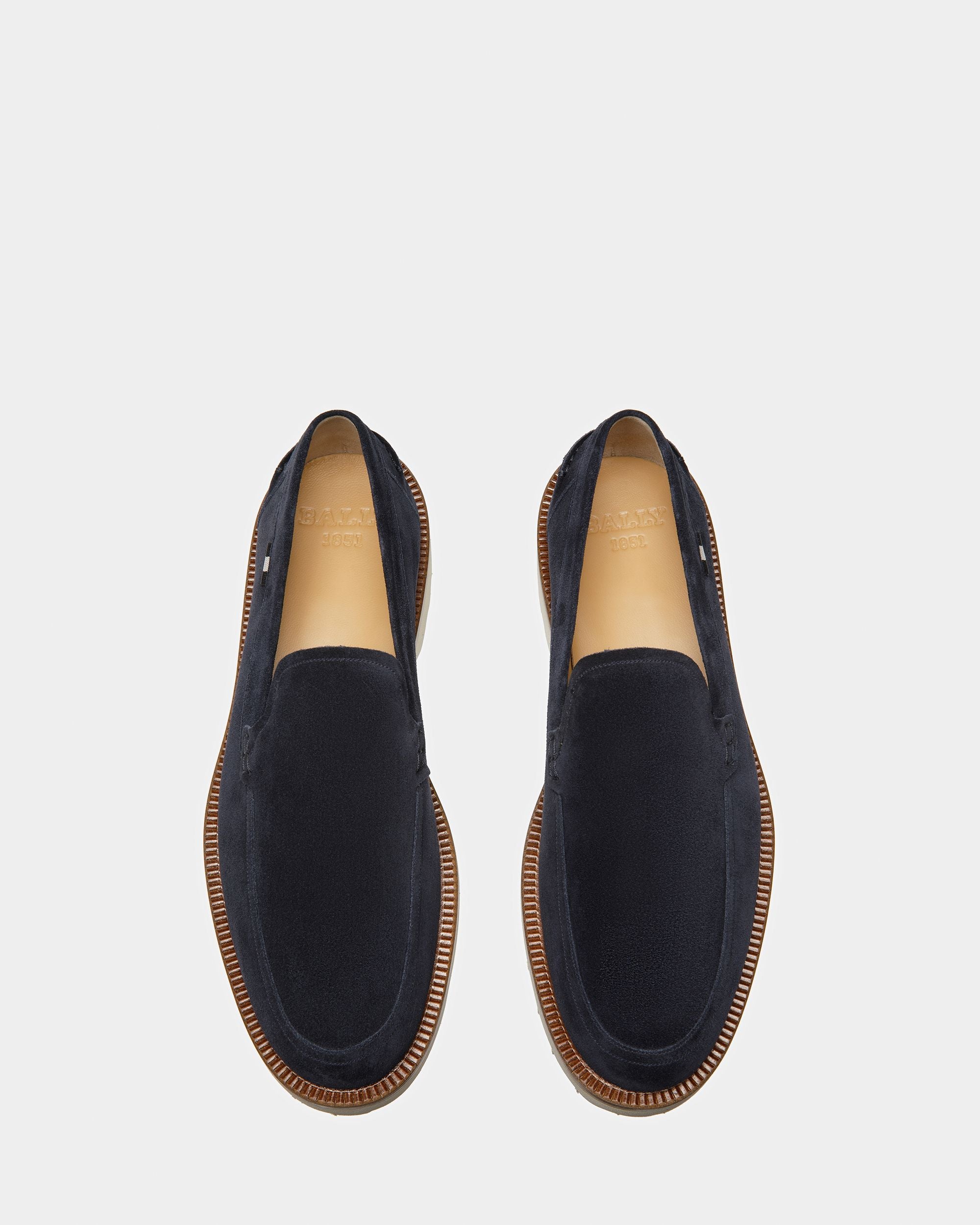Novald Leder-Loafer In Mitternachtsblau - Herren - Bally - 04