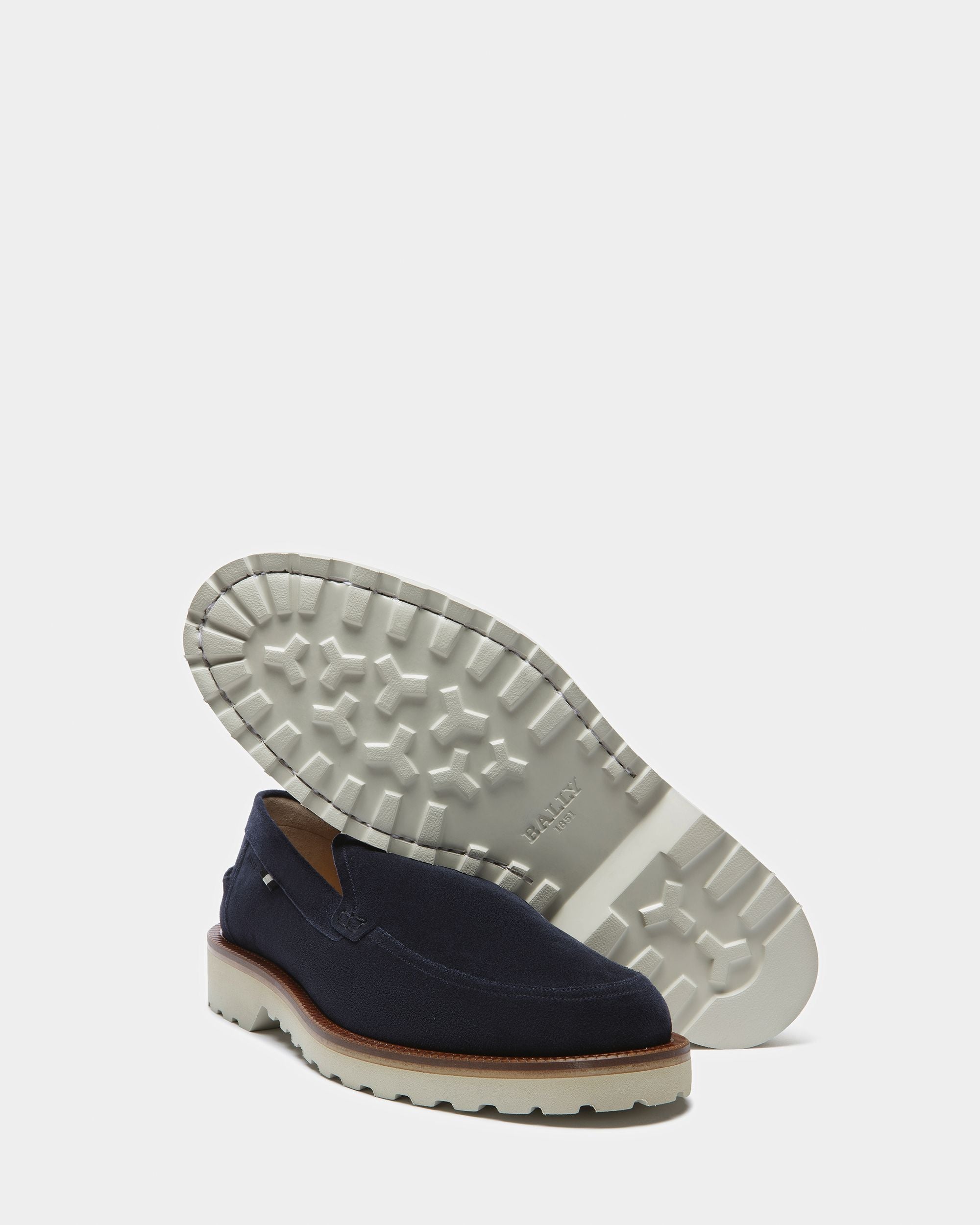 Novald Leder-Loafer In Mitternachtsblau - Herren - Bally - 06