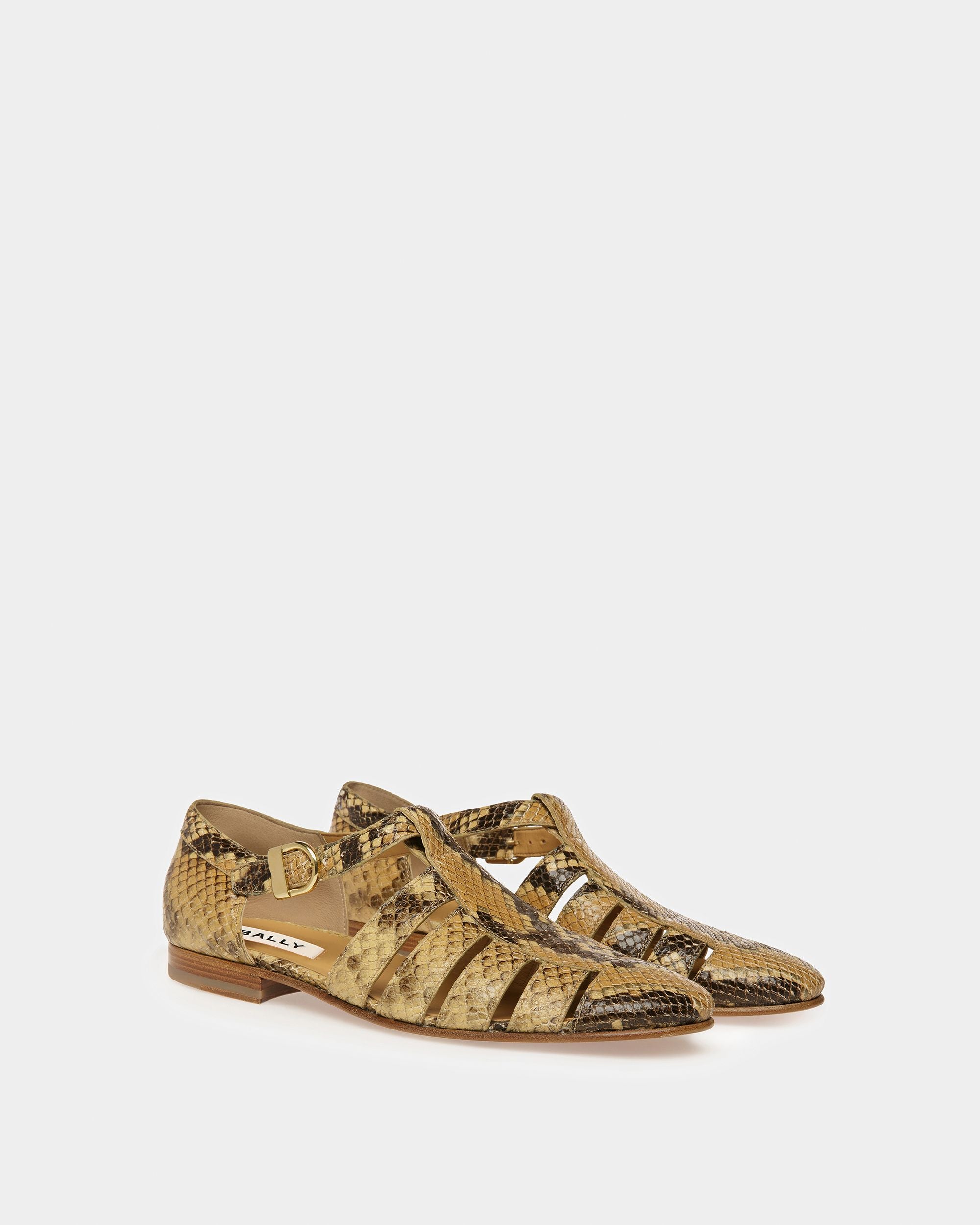 Salton Sandale Mit Python-Print - Herren - Bally - 03