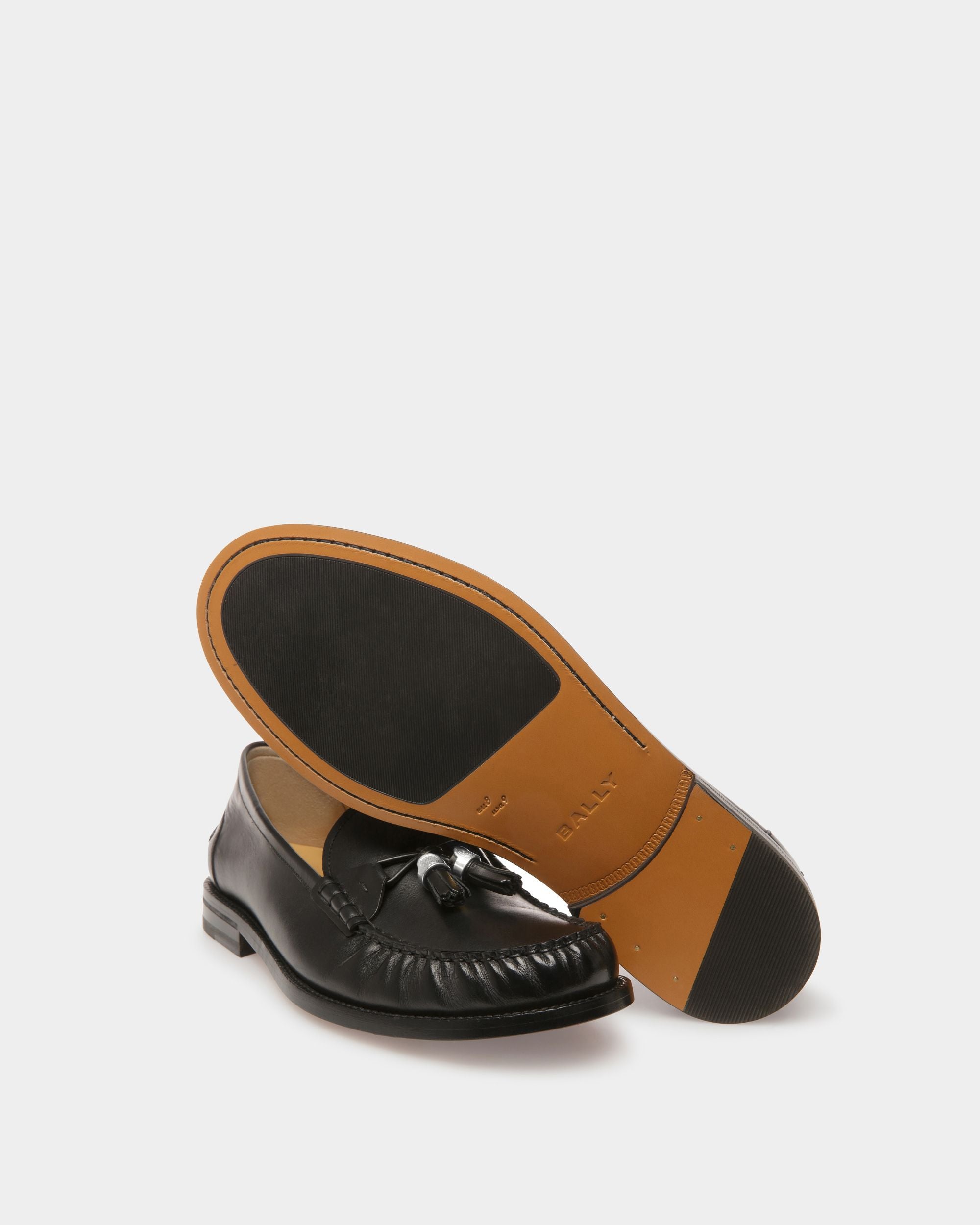 Rome Mokassin Aus Leder In Schwarz - Herren - Bally - 05