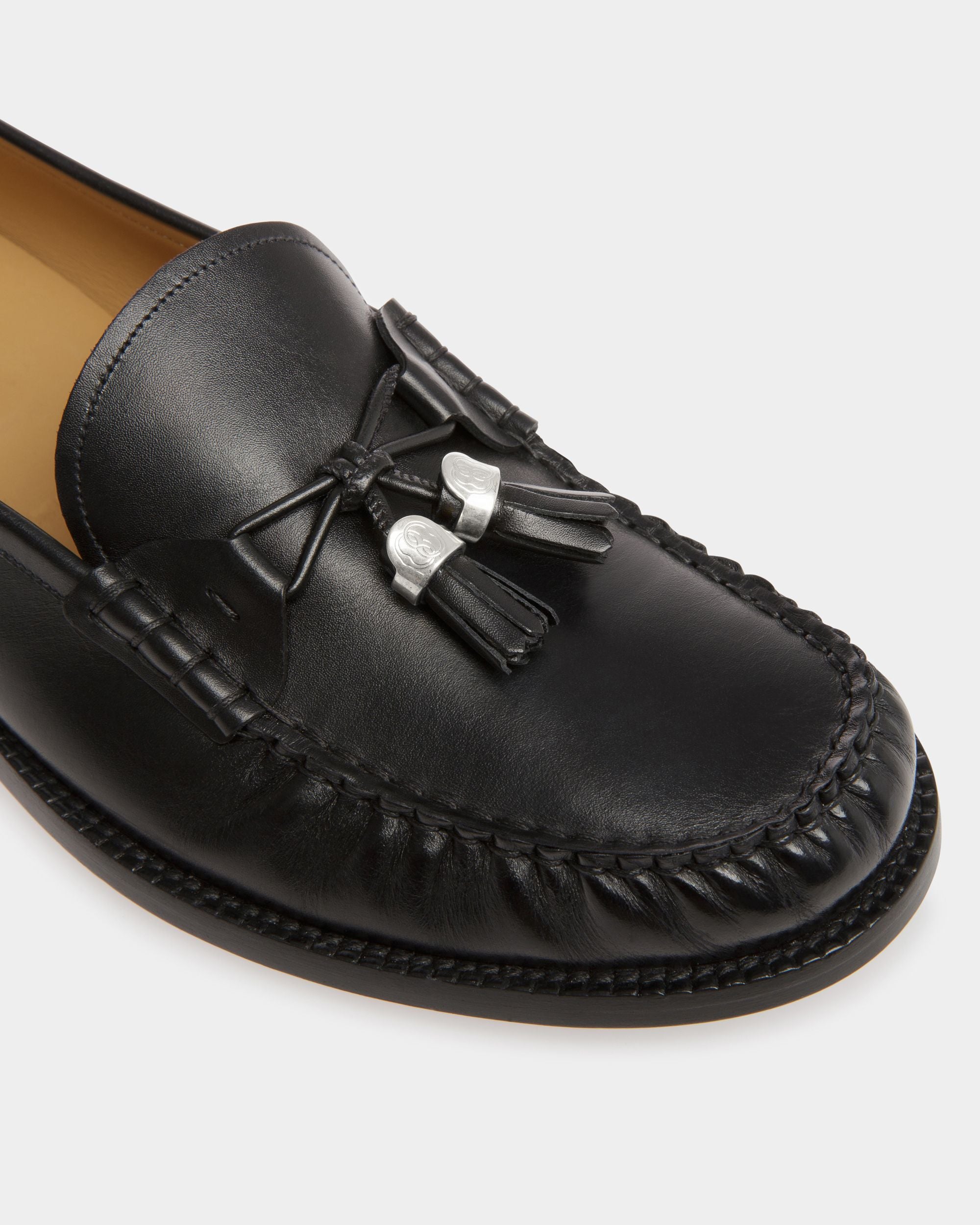 Rome Mokassin Aus Leder In Schwarz - Herren - Bally - 06