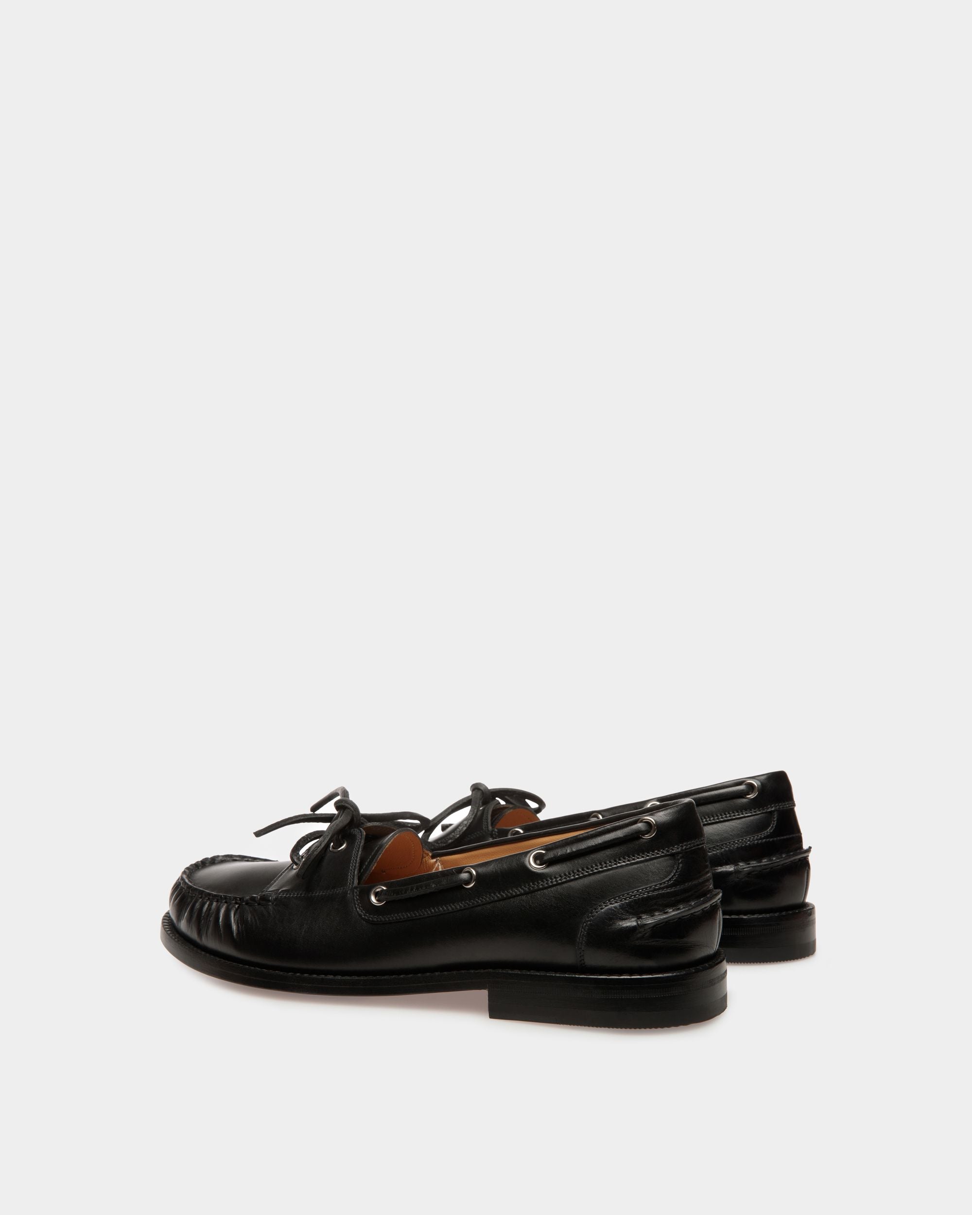 Rome Mokassin Aus Leder In Schwarz - Herren - Bally - 04