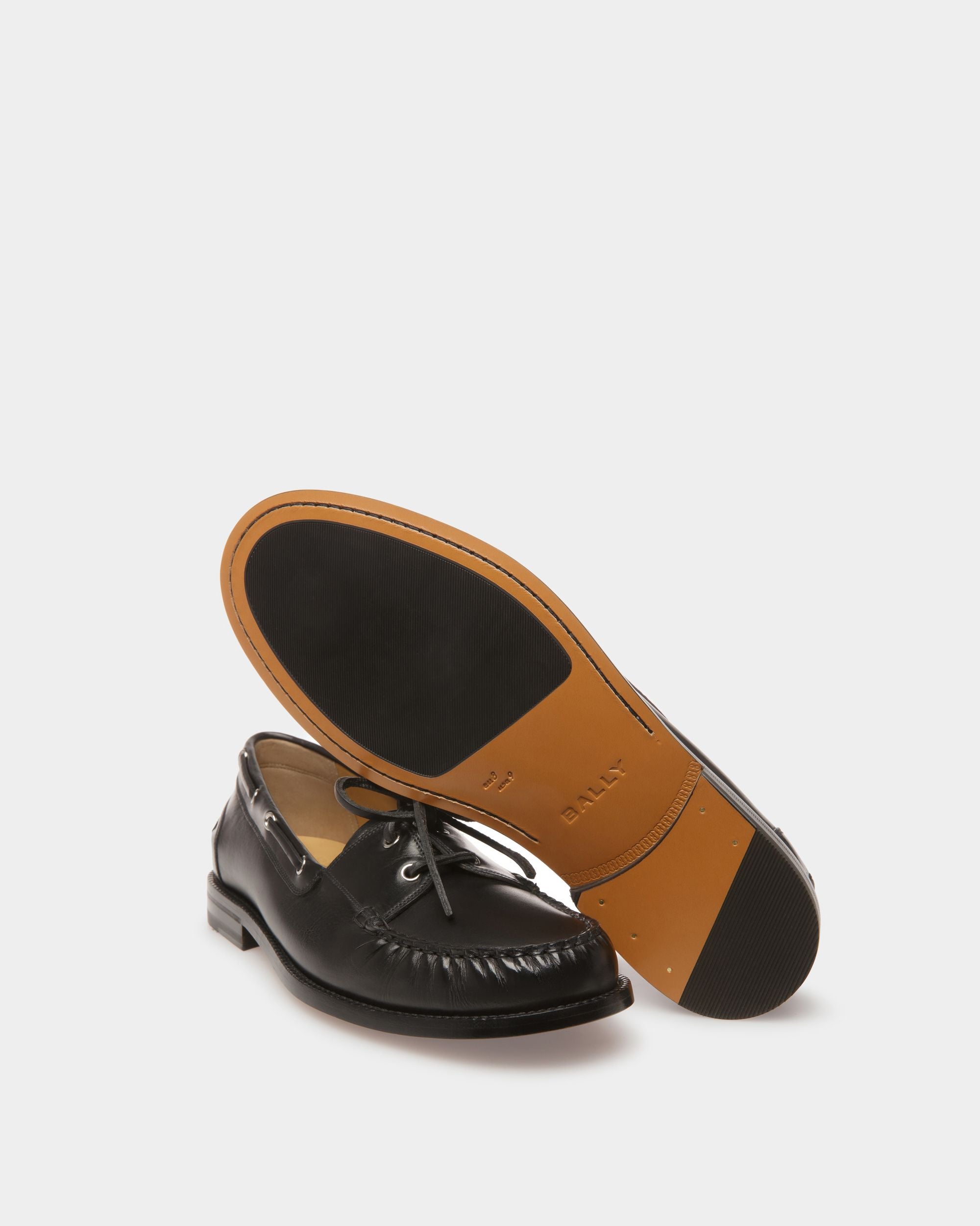 Rome Mokassin Aus Leder In Schwarz - Herren - Bally - 05