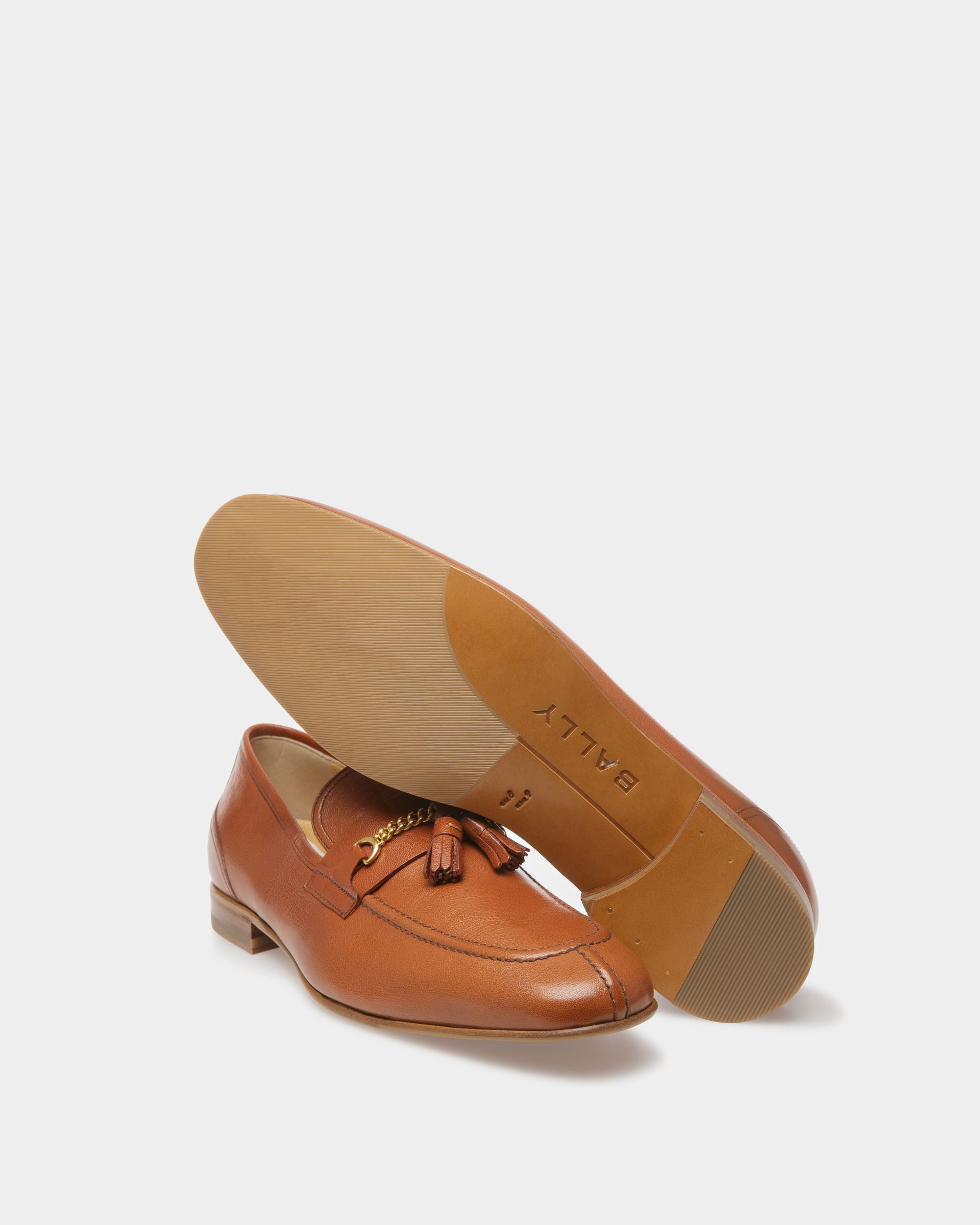 Suisse Loafer Aus Braunem Leder - Herren - Bally - 04