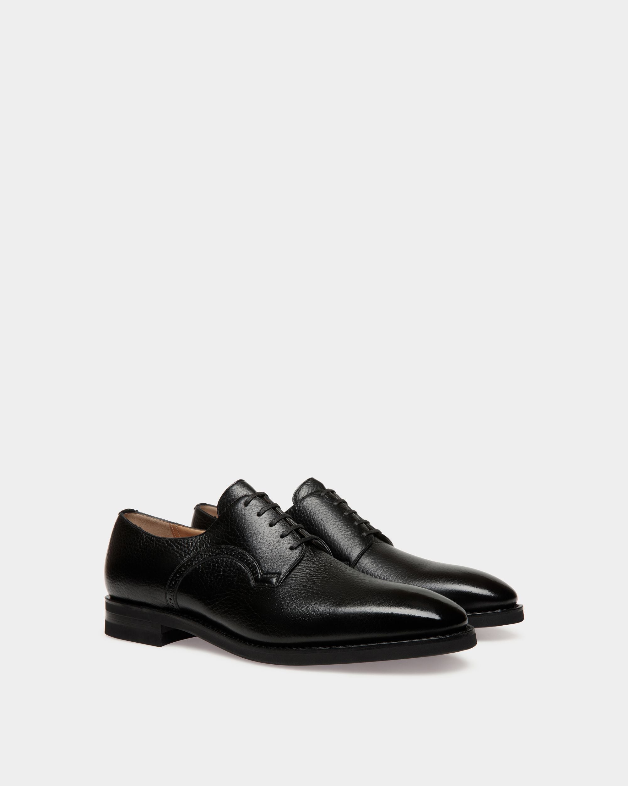 Scribe Derby-Schuh Aus Hirschleder In Schwarz - Herren - Bally - 02
