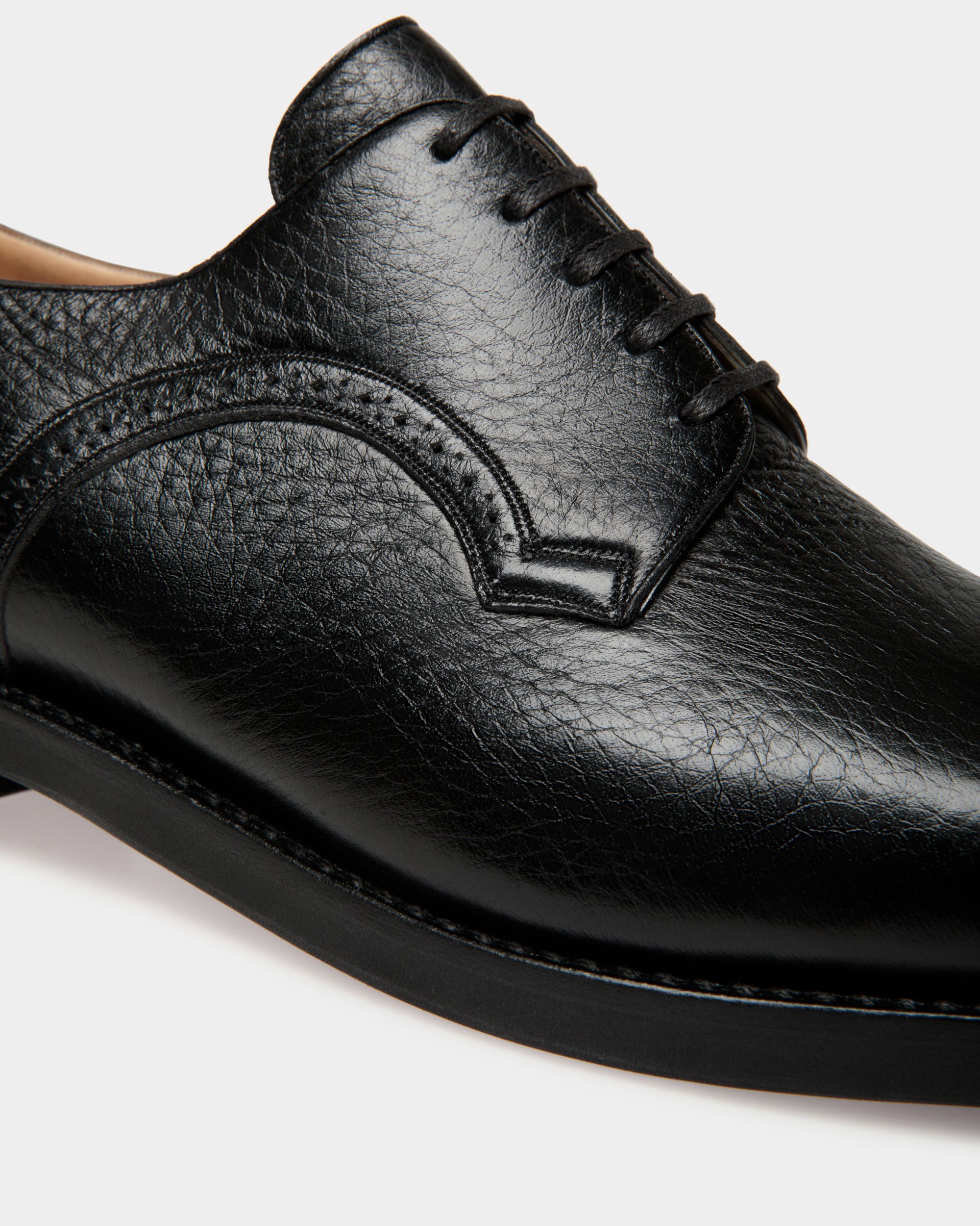 Scribe Derby-Schuh Aus Hirschleder In Schwarz - Herren - Bally - 04